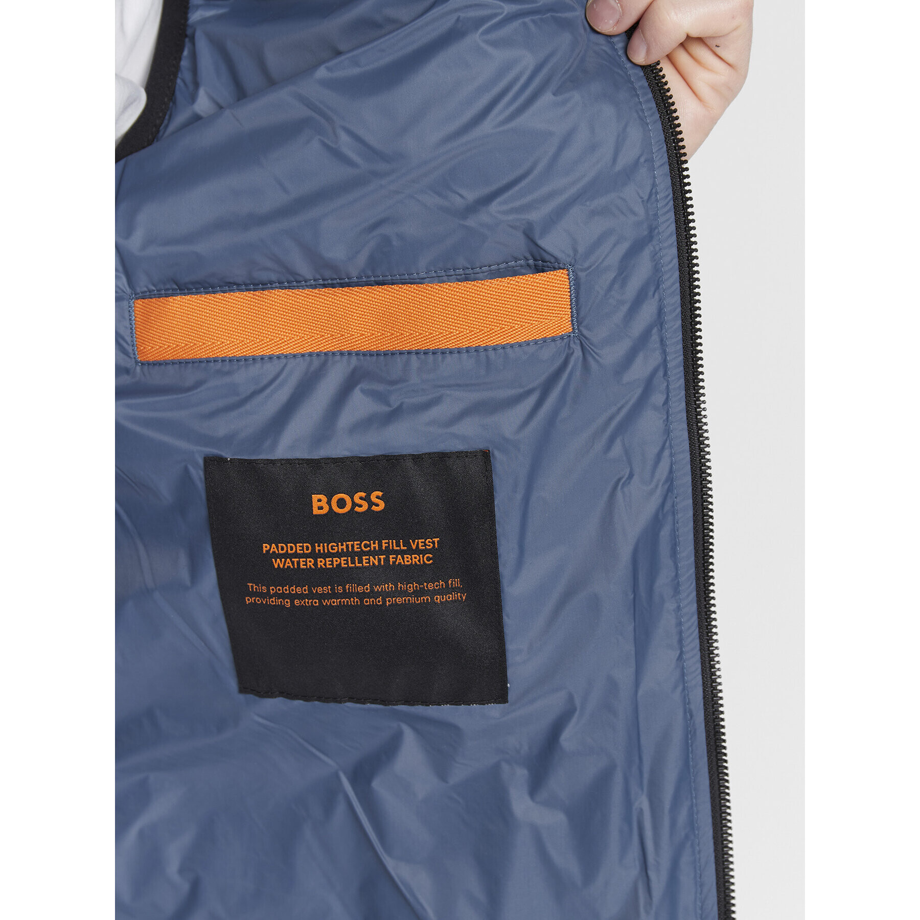 Boss Елек Odeno 50472861 Син Regular Fit - Pepit.bg