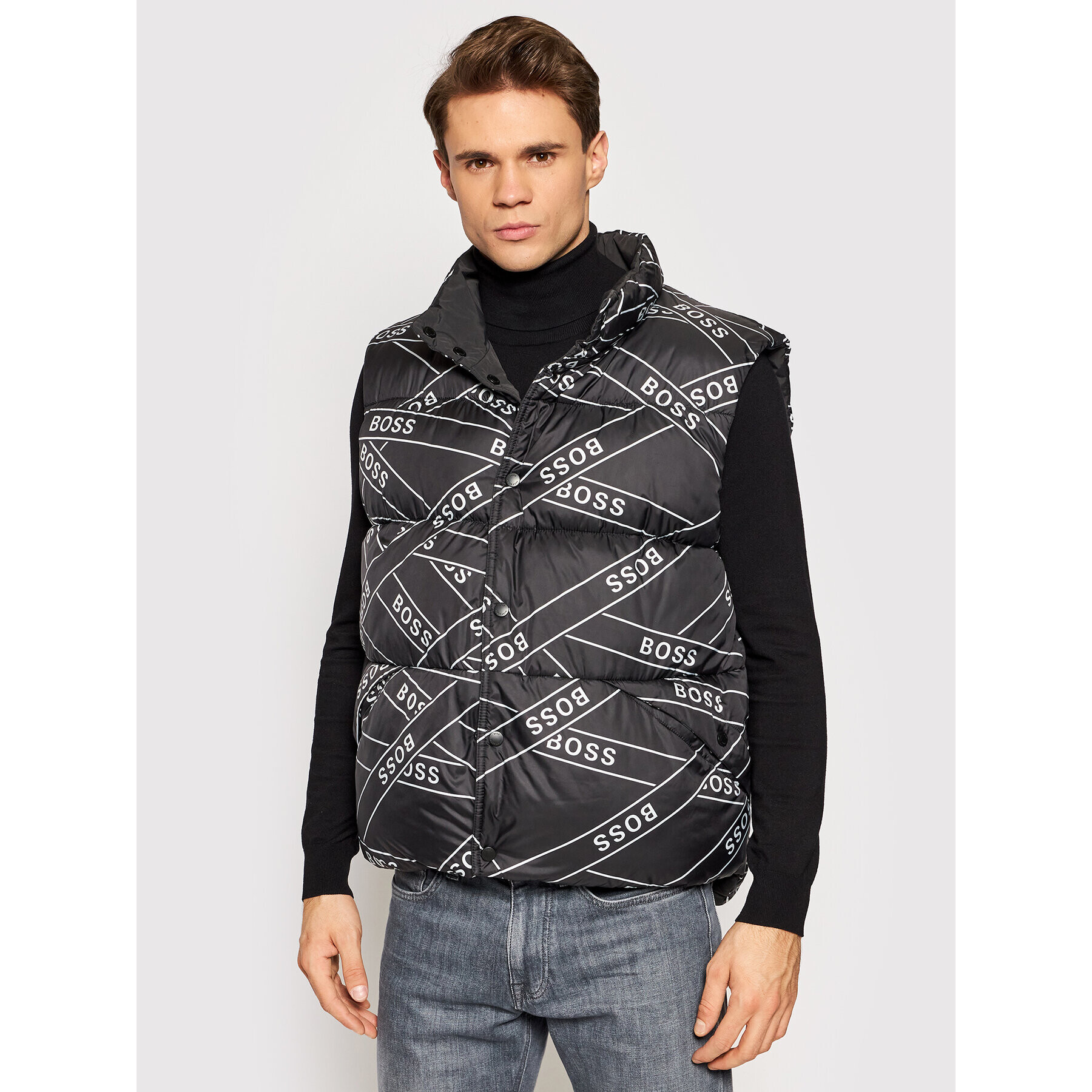 Boss Елек Oriok_HC 50462847 Черен Regular Fit - Pepit.bg