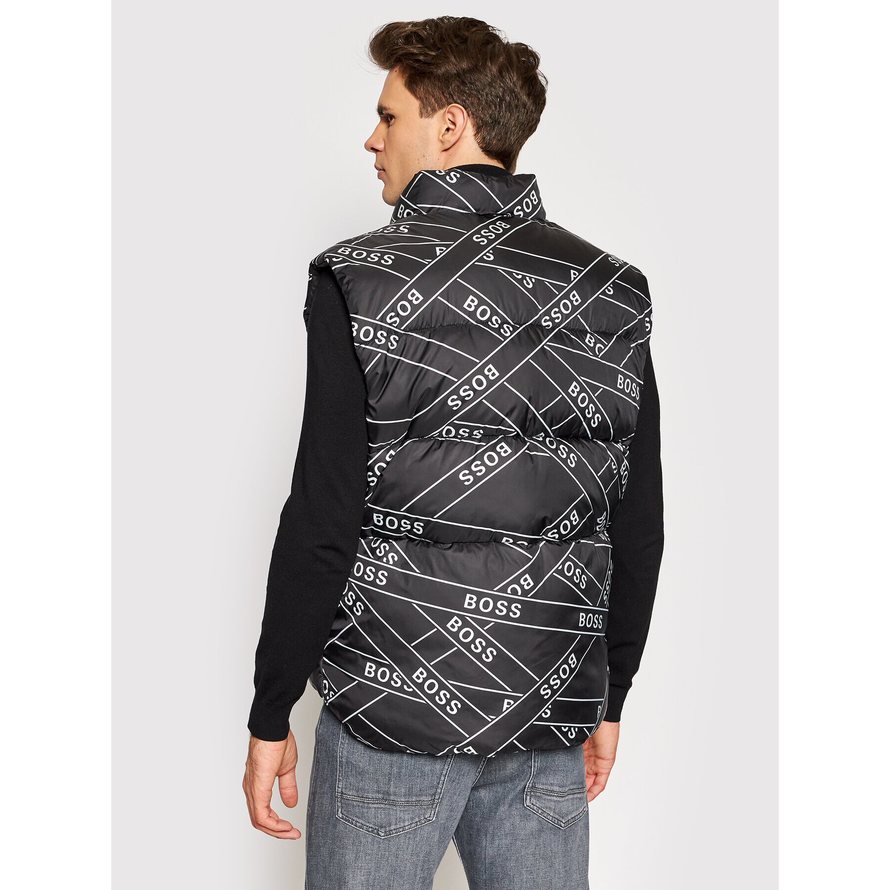 Boss Елек Oriok_HC 50462847 Черен Regular Fit - Pepit.bg