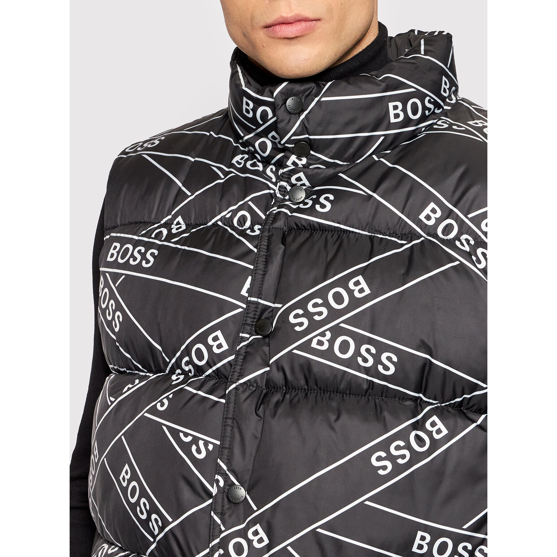Boss Елек Oriok_HC 50462847 Черен Regular Fit - Pepit.bg