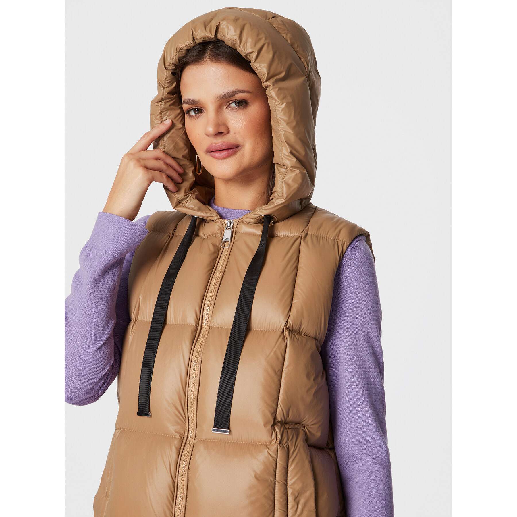 Boss Елек Padriani 50478322 Бежов Comfort Fit - Pepit.bg
