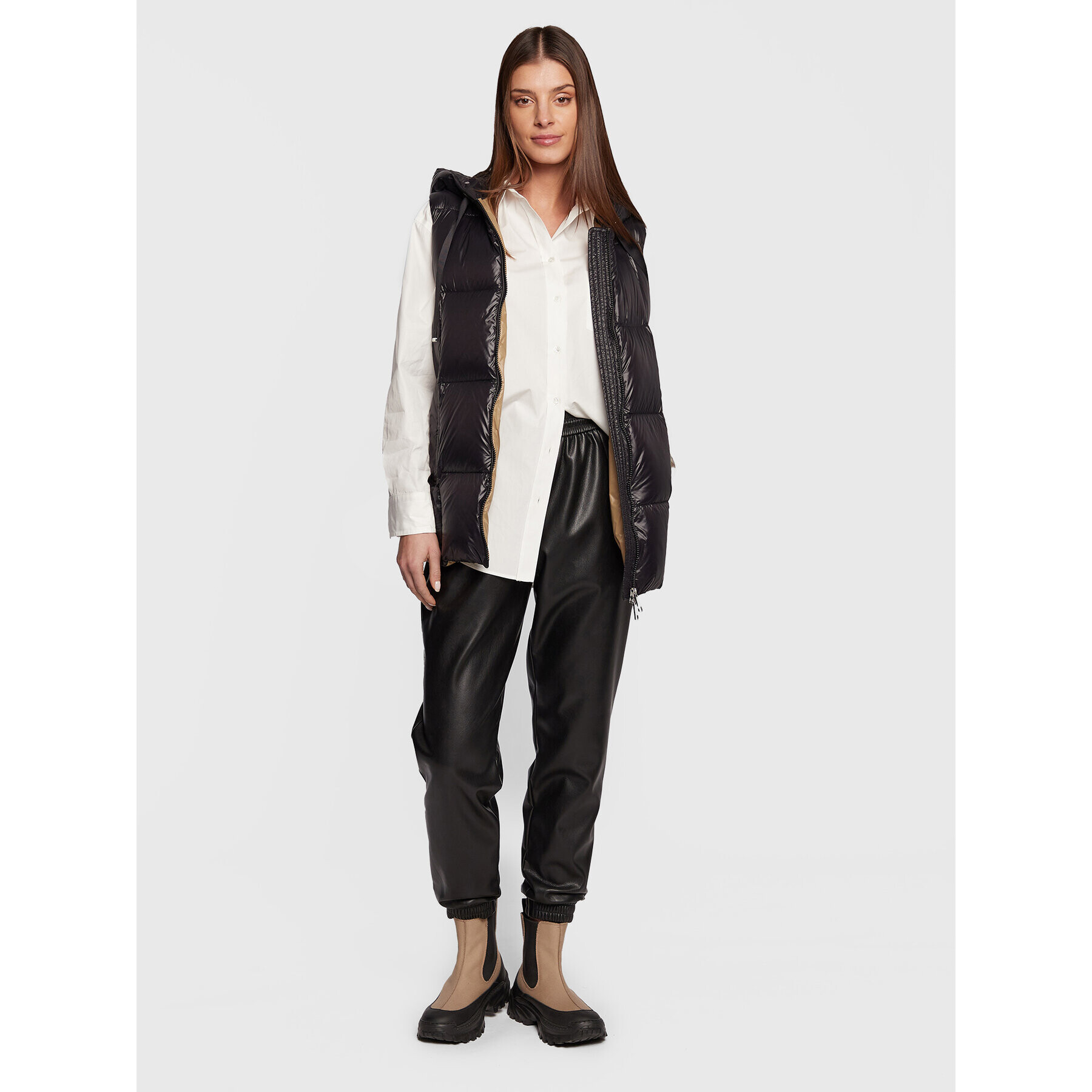 Boss Елек Padriani 50478322 Черен Regular Fit - Pepit.bg