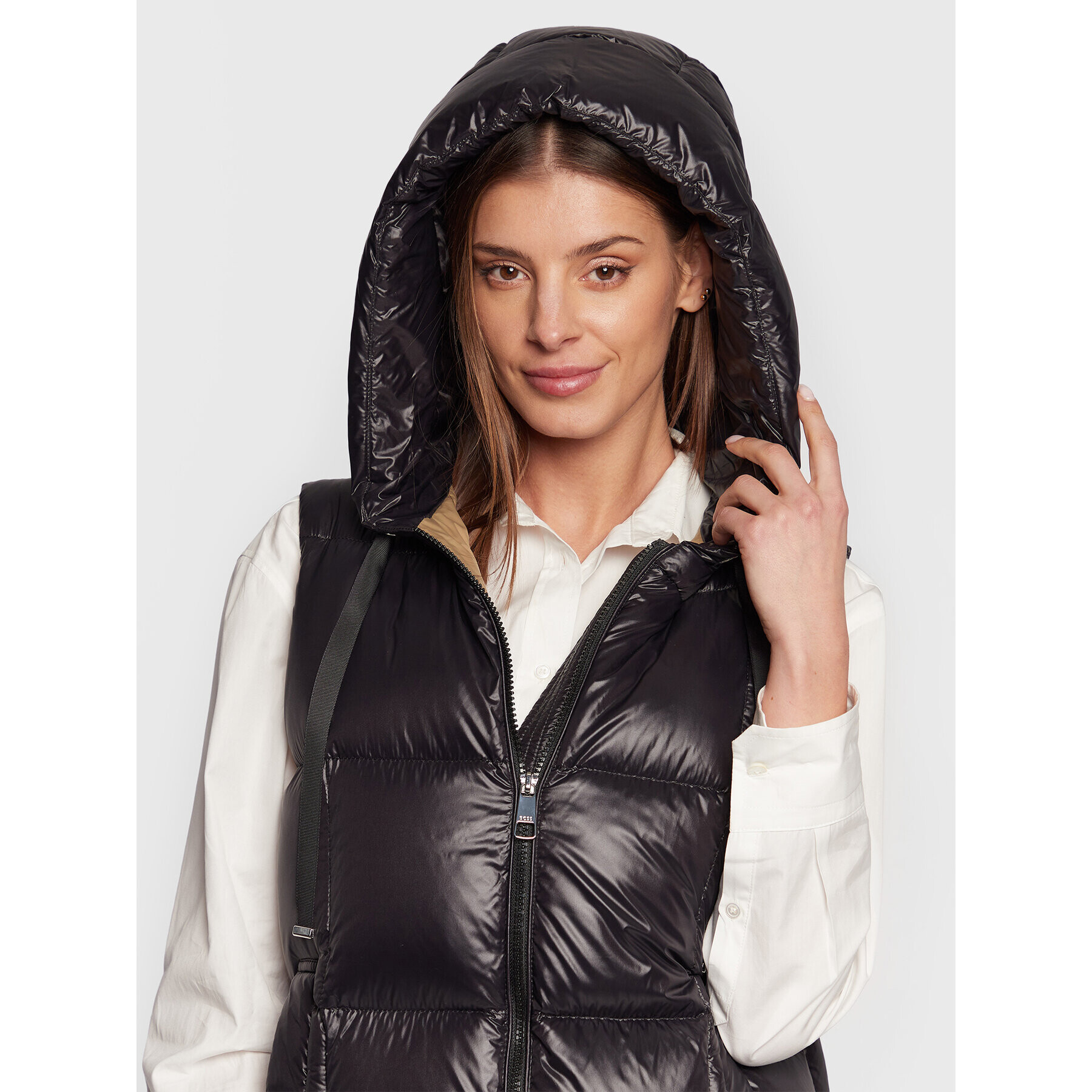 Boss Елек Padriani 50478322 Черен Regular Fit - Pepit.bg