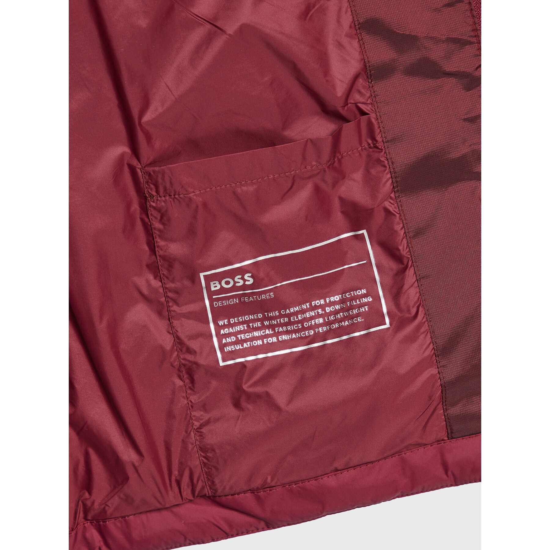 Boss Елек V_Sarek 50475006 Бордо Regular Fit - Pepit.bg