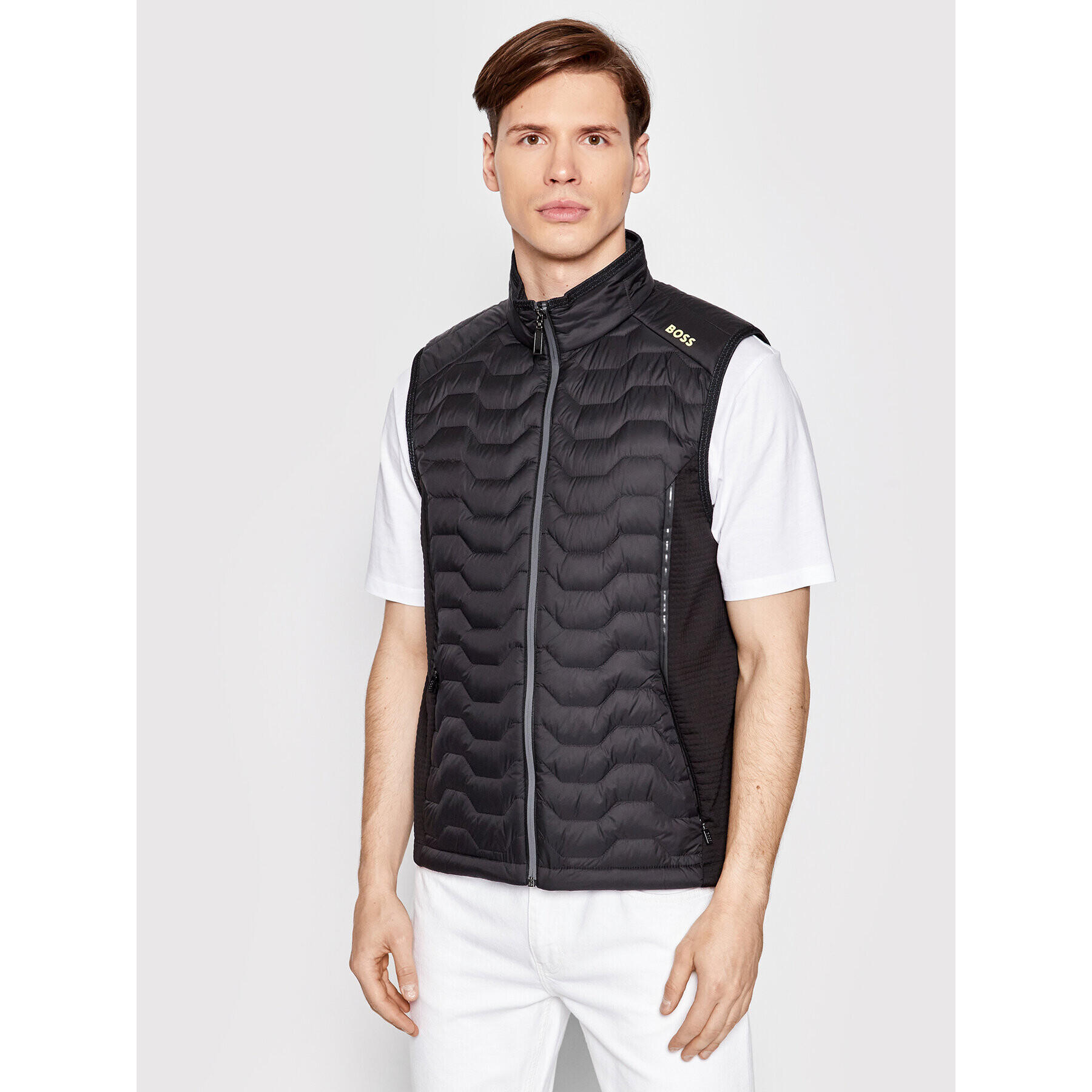Boss Елек V_Tiberius 50465209 Черен Regular Fit - Pepit.bg
