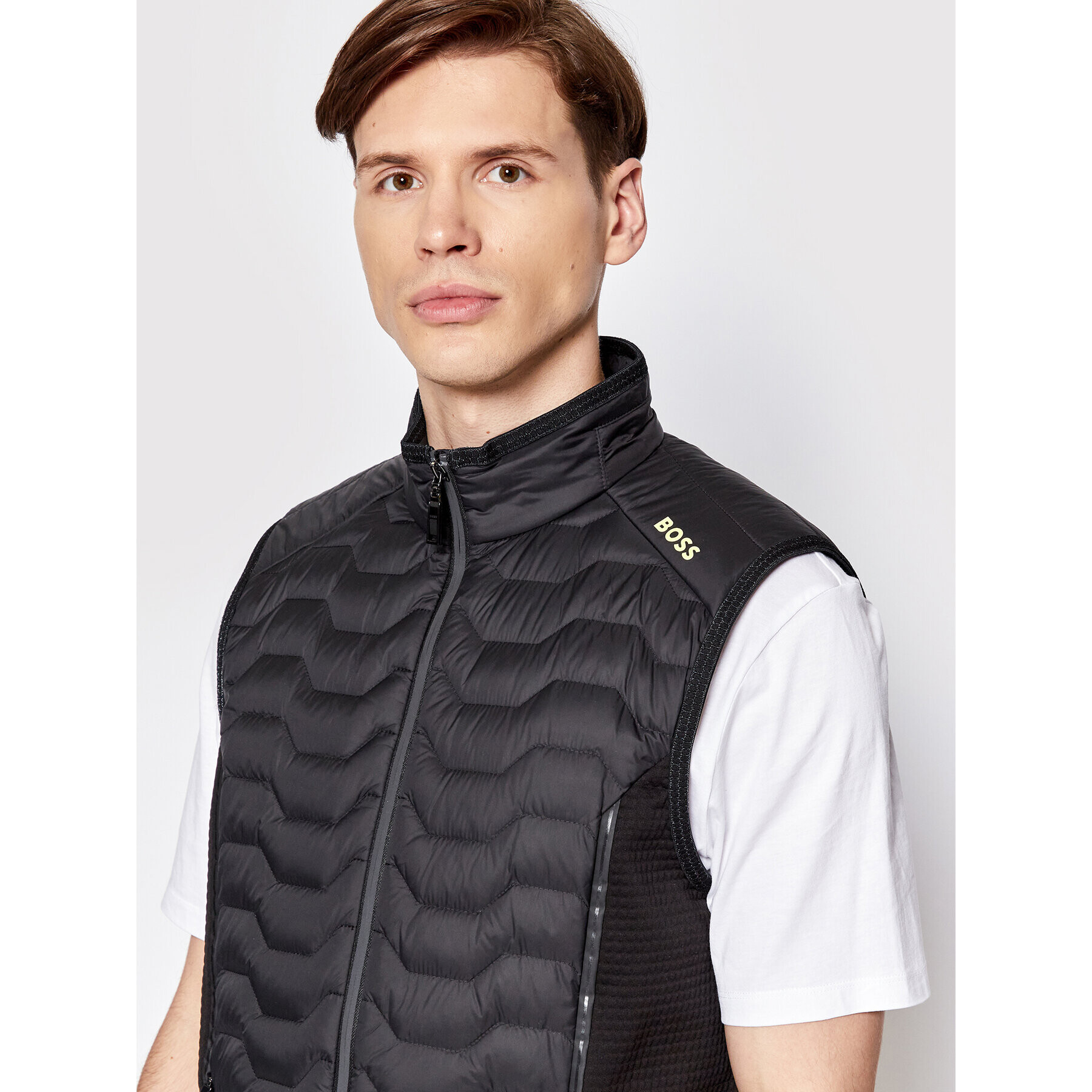 Boss Елек V_Tiberius 50465209 Черен Regular Fit - Pepit.bg