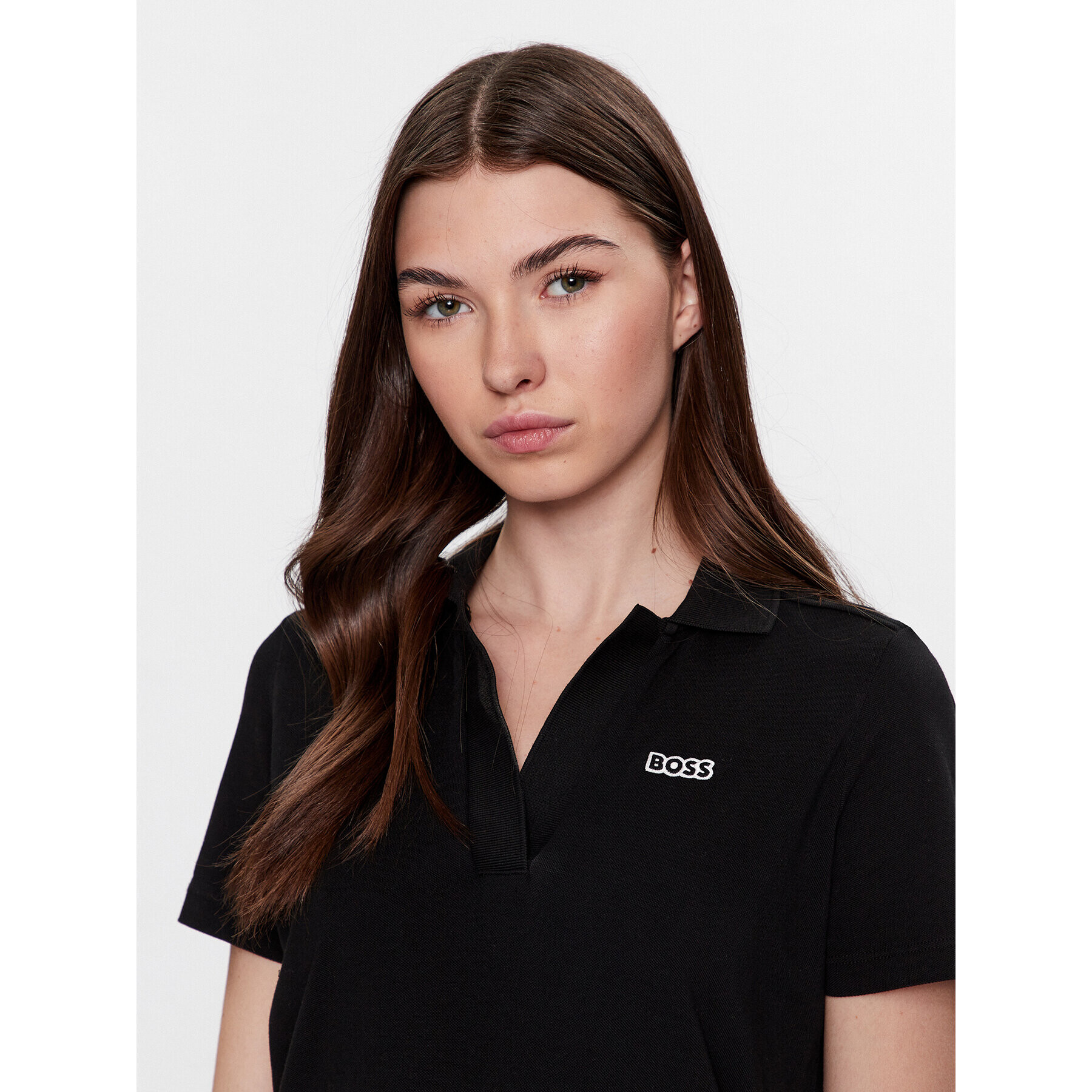 Boss Ежедневна рокля C_Epone 50489640 Черен Relaxed Fit - Pepit.bg