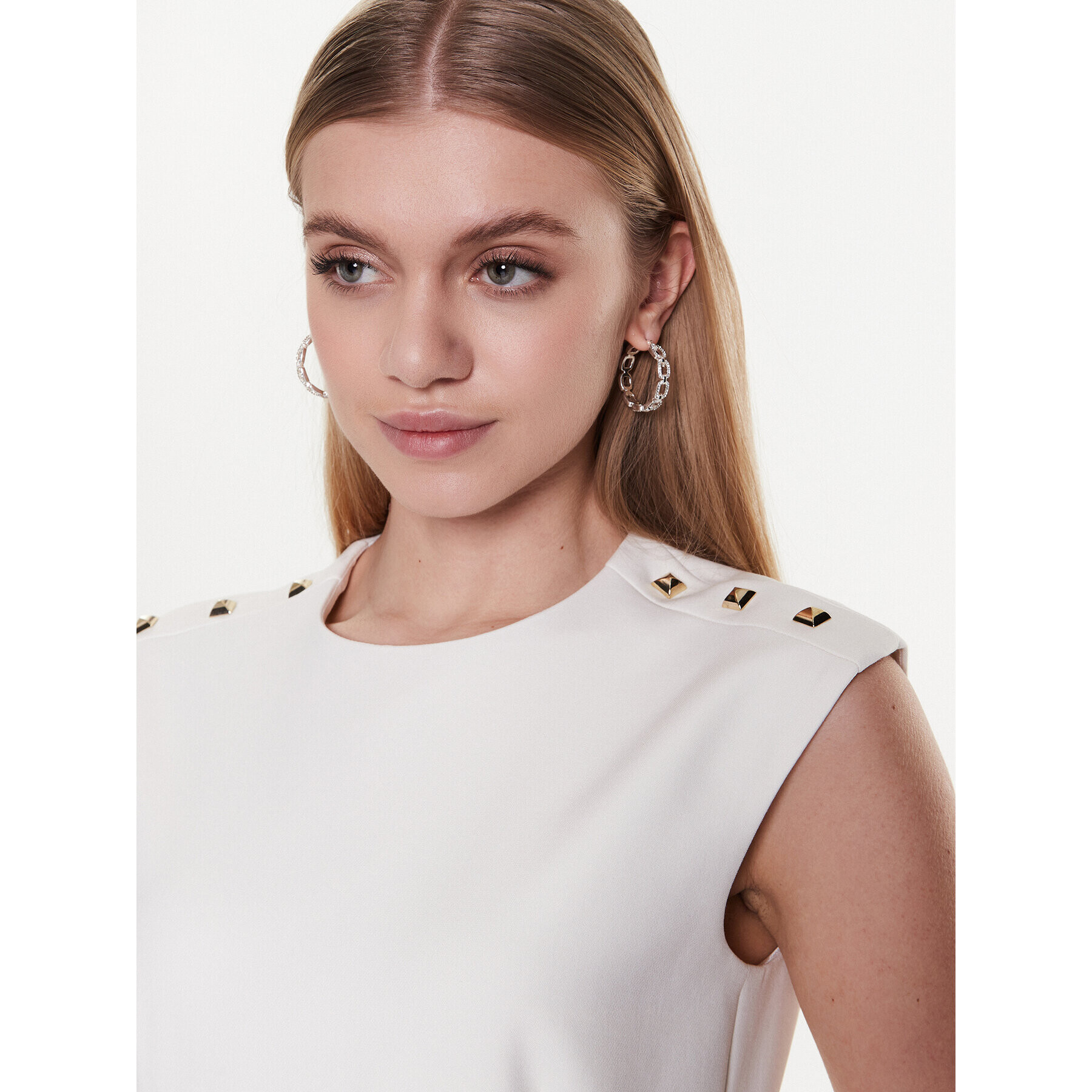 Boss Ежедневна рокля Devoka 50483301 Бежов Slim Fit - Pepit.bg