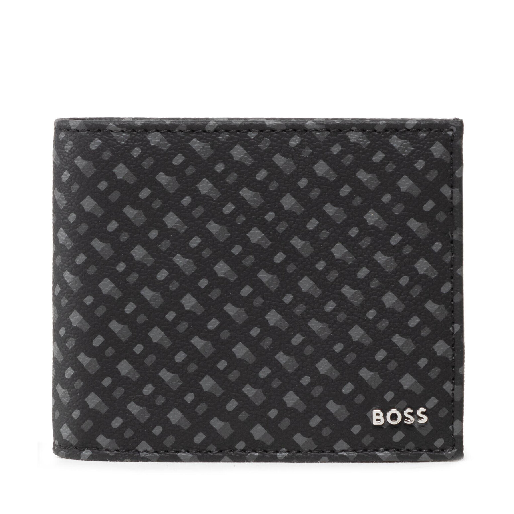 Boss Голям мъжки портфейл Byron 50475573 Черен - Pepit.bg