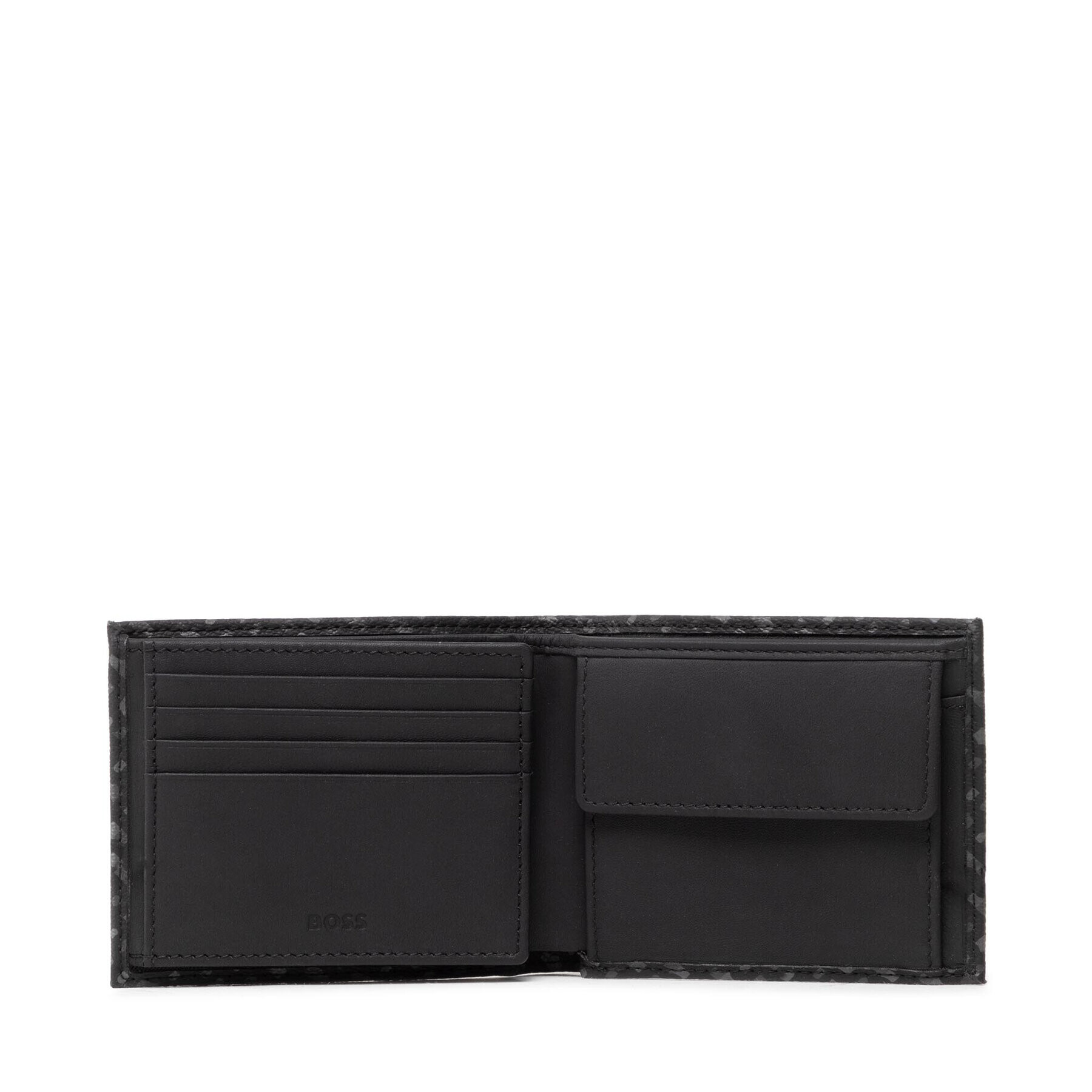 Boss Голям мъжки портфейл Byron 50475573 Черен - Pepit.bg