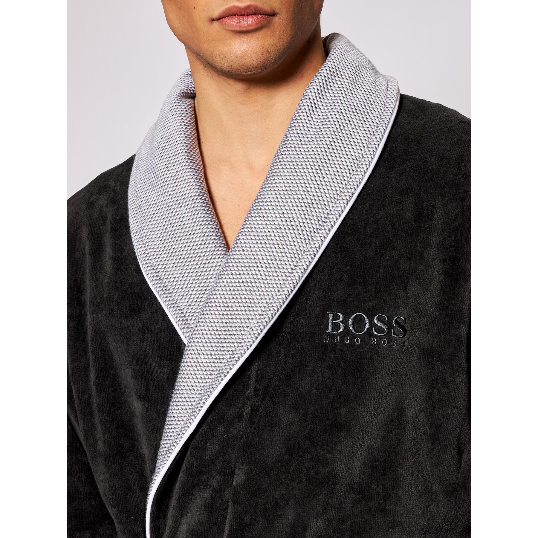 Boss Халат Lord Черен - Pepit.bg