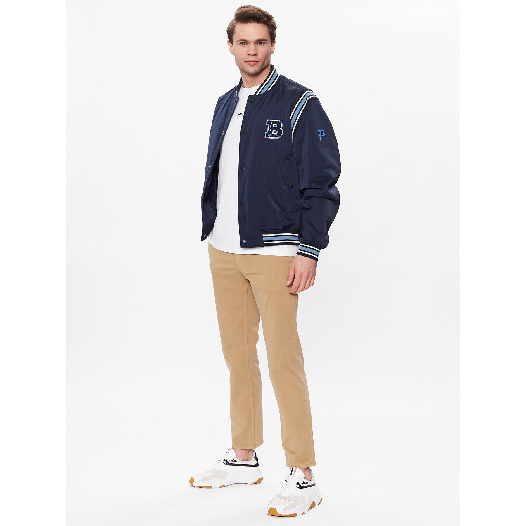 Boss Яке бомбър 50481099 Син Regular Fit - Pepit.bg
