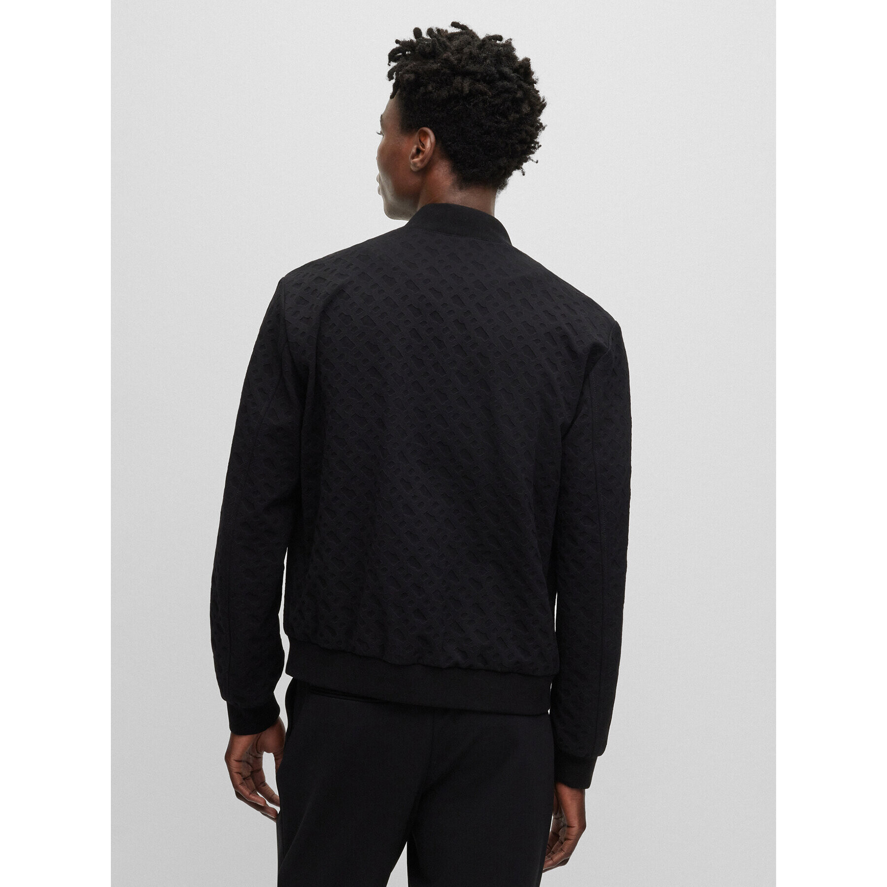 Boss Яке бомбър C-Hanry-J-BMB-233 50497294 Черен Slim Fit - Pepit.bg