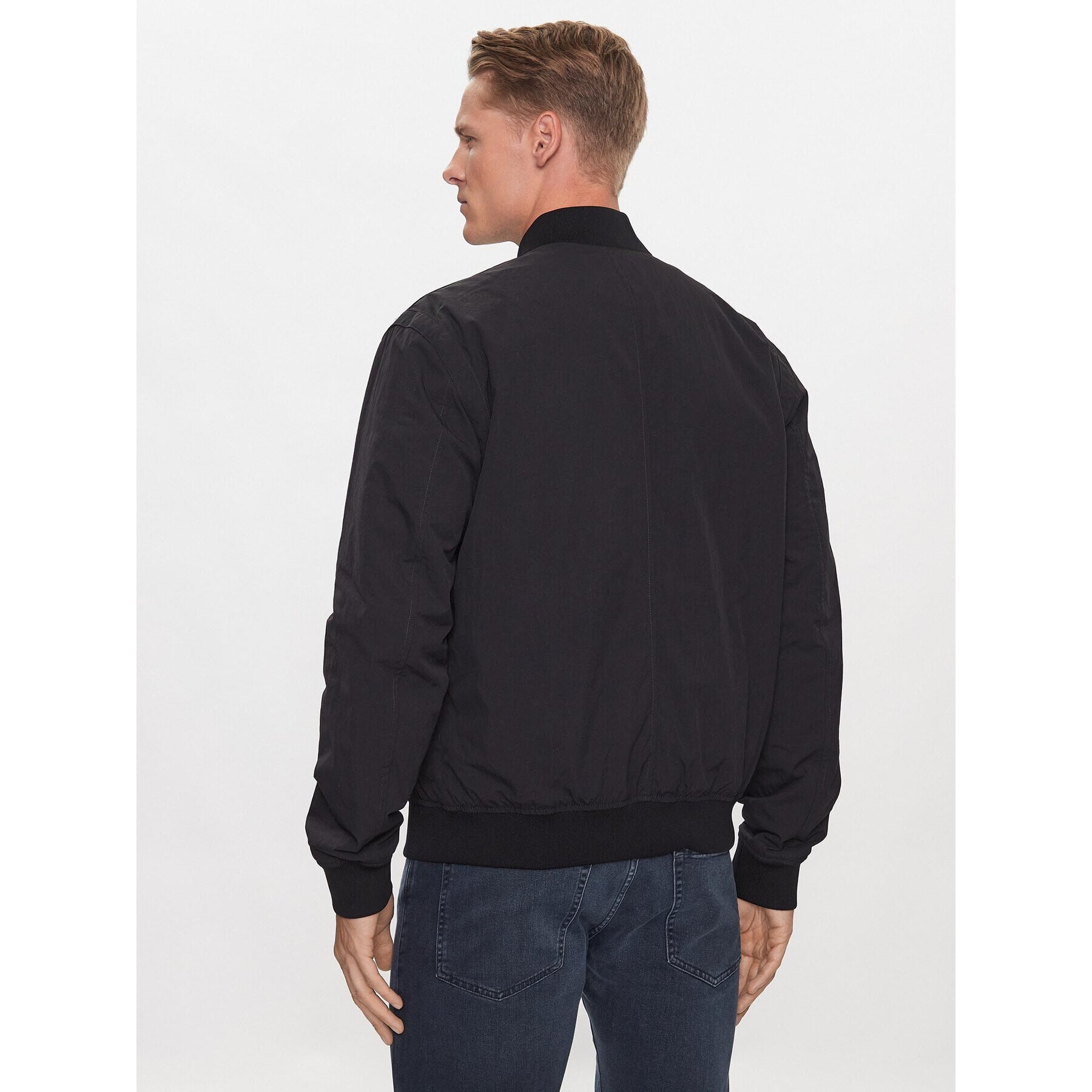 Boss Яке бомбър Coperto 50499031 Черен Regular Fit - Pepit.bg