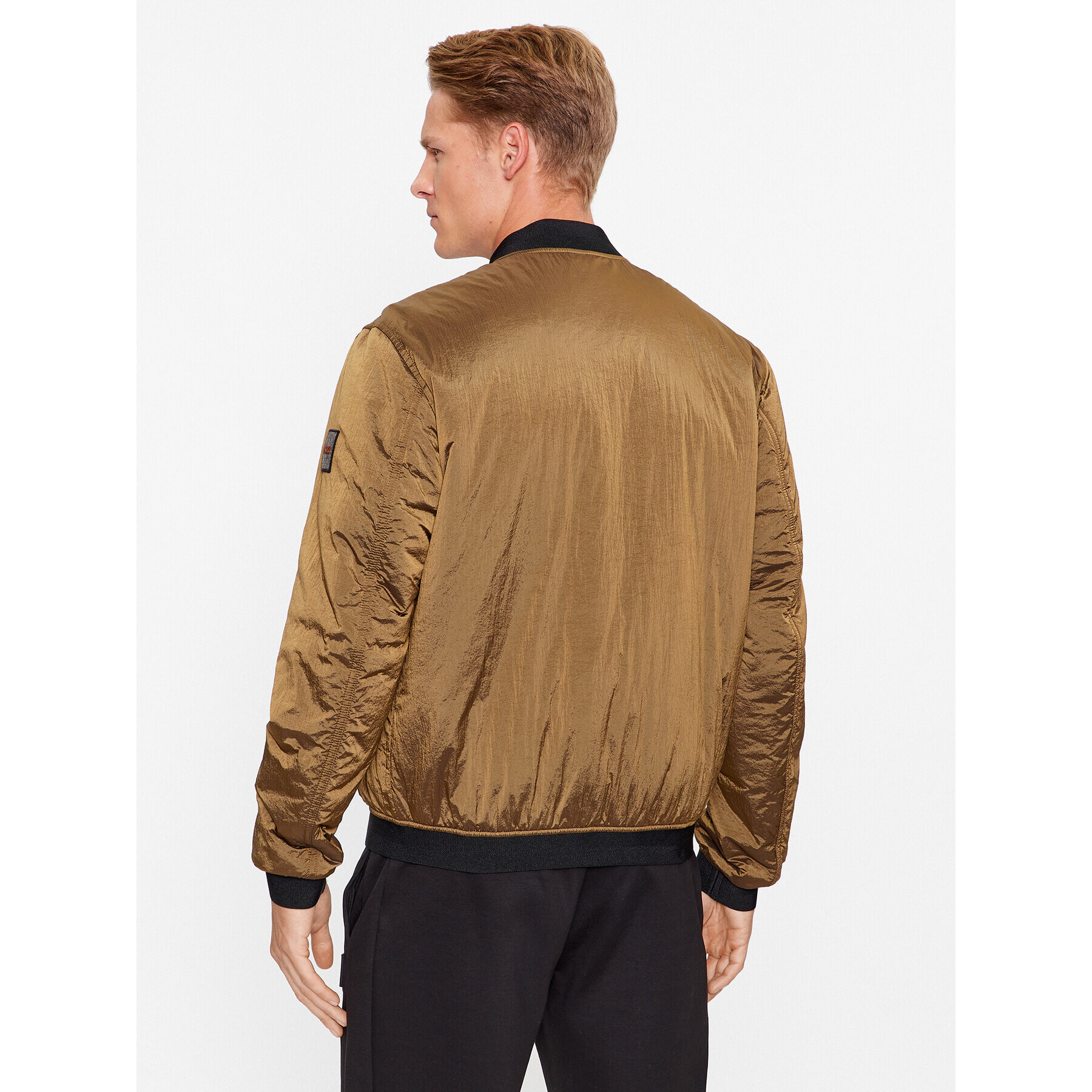 Boss Яке бомбър Overse 50496479 Кафяв Regular Fit - Pepit.bg