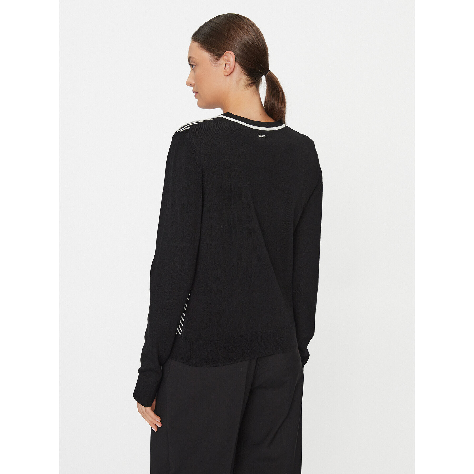 Boss Кардиган 50496450 Черен Regular Fit - Pepit.bg