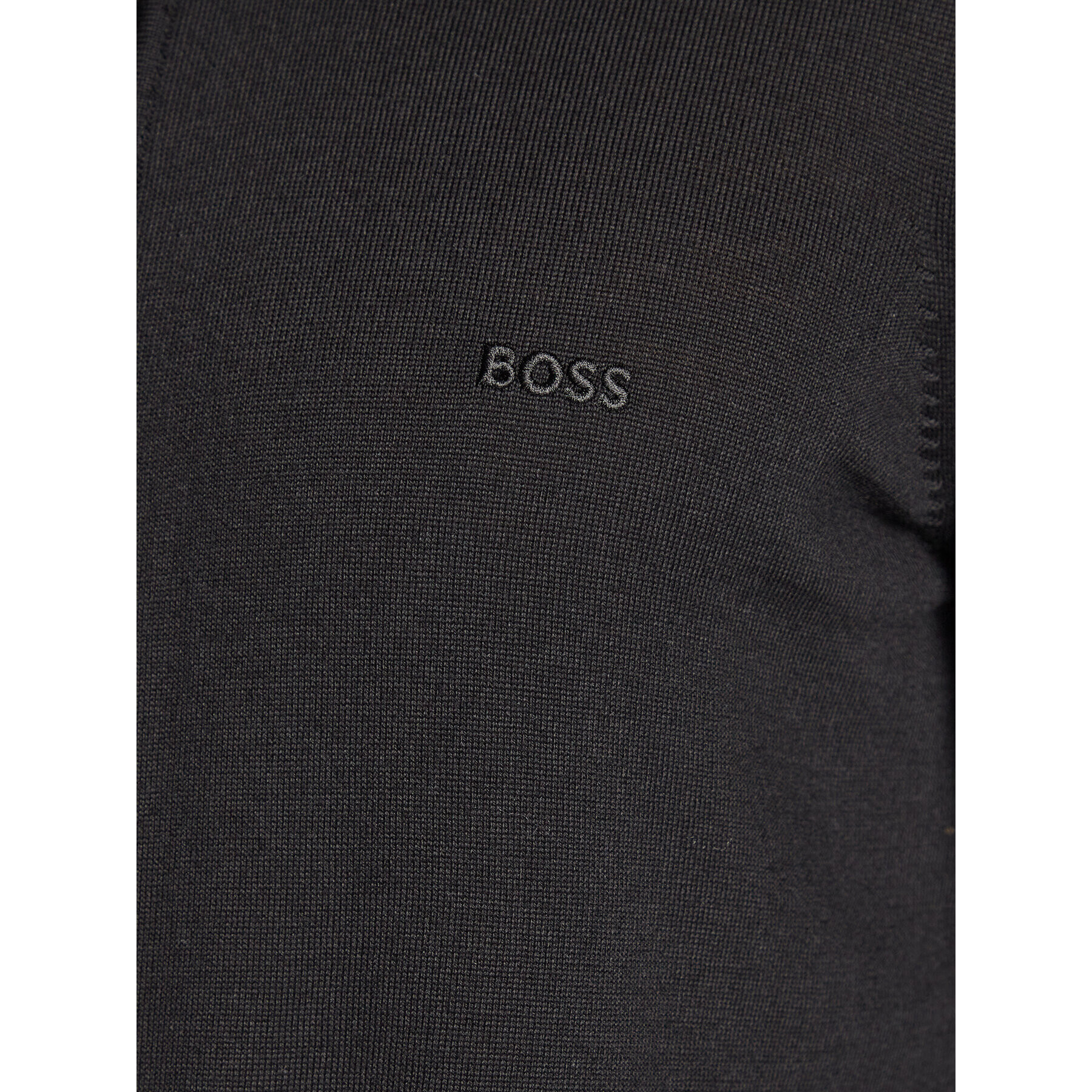 Boss Кардиган Balonso-L 50476347 Черен Regular Fit - Pepit.bg