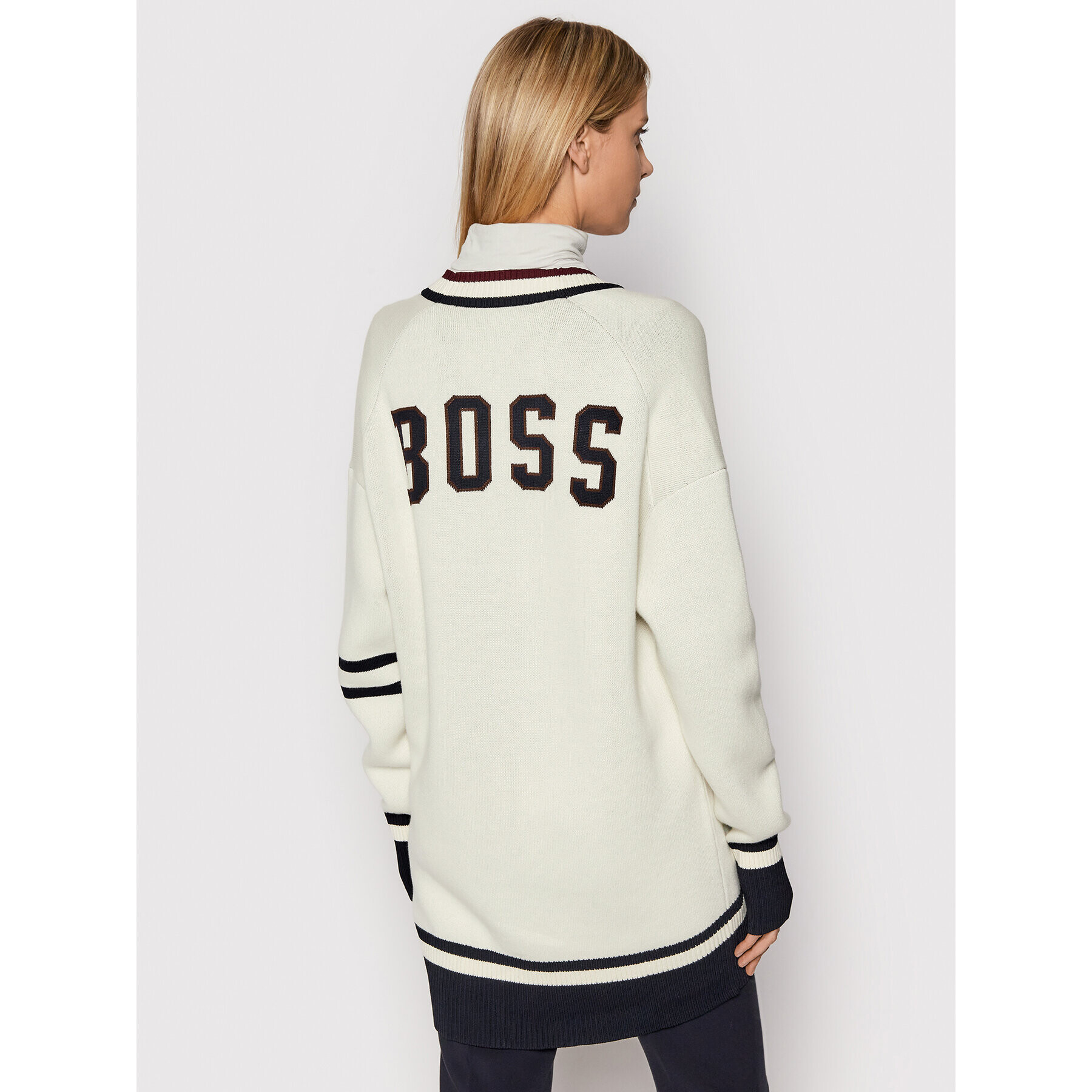 Boss Кардиган C_Fulianna 50456899 Бежов Regular Fit - Pepit.bg