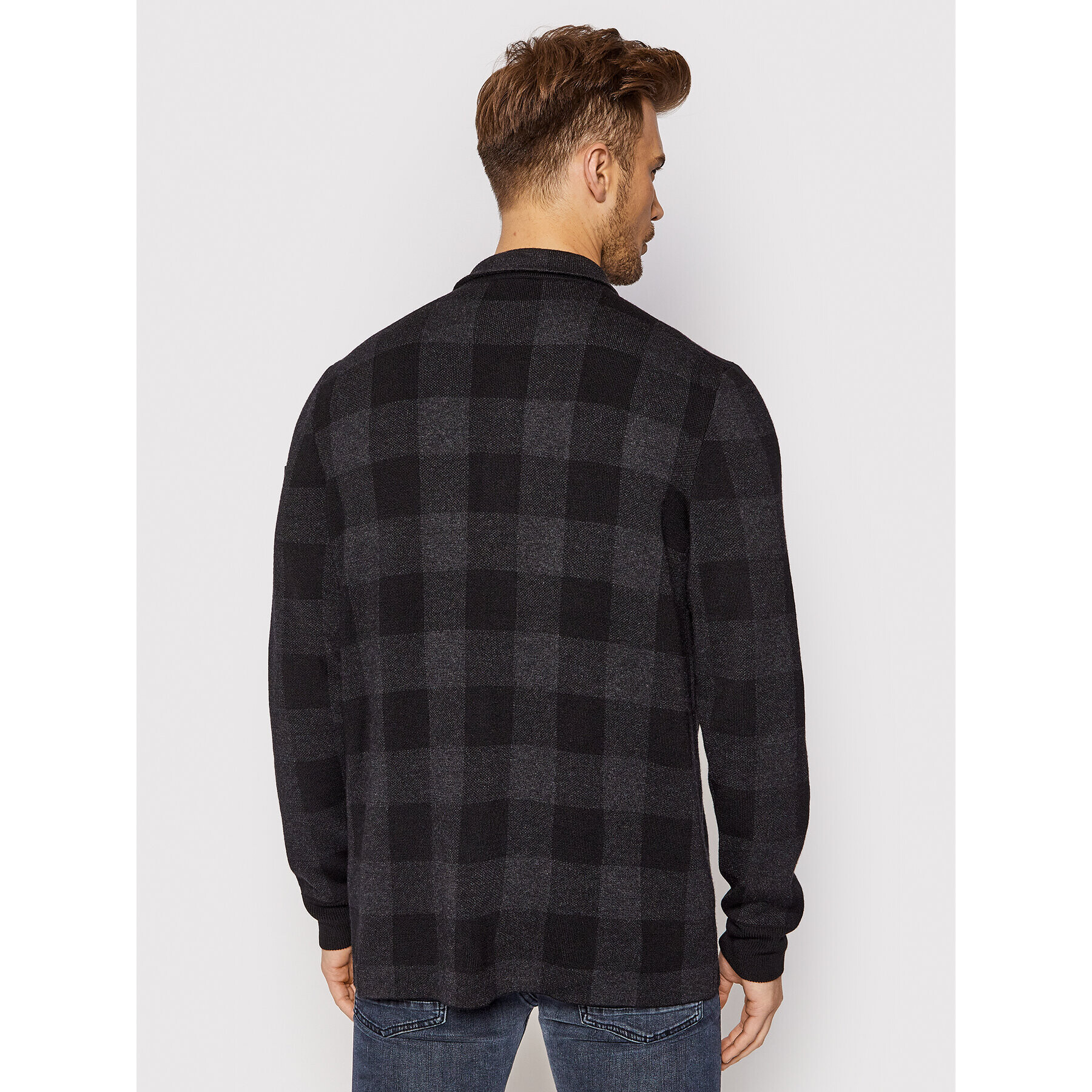 Boss Кардиган Klovel 50455880 Черен Relaxed Fit - Pepit.bg