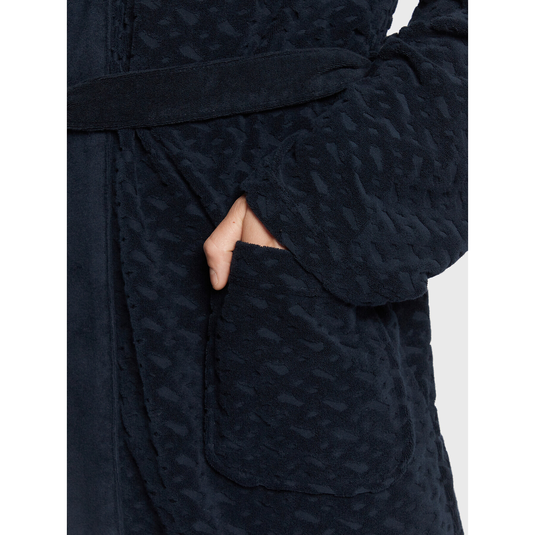 Boss Халат Fashion Robe 50479411 Тъмносин - Pepit.bg