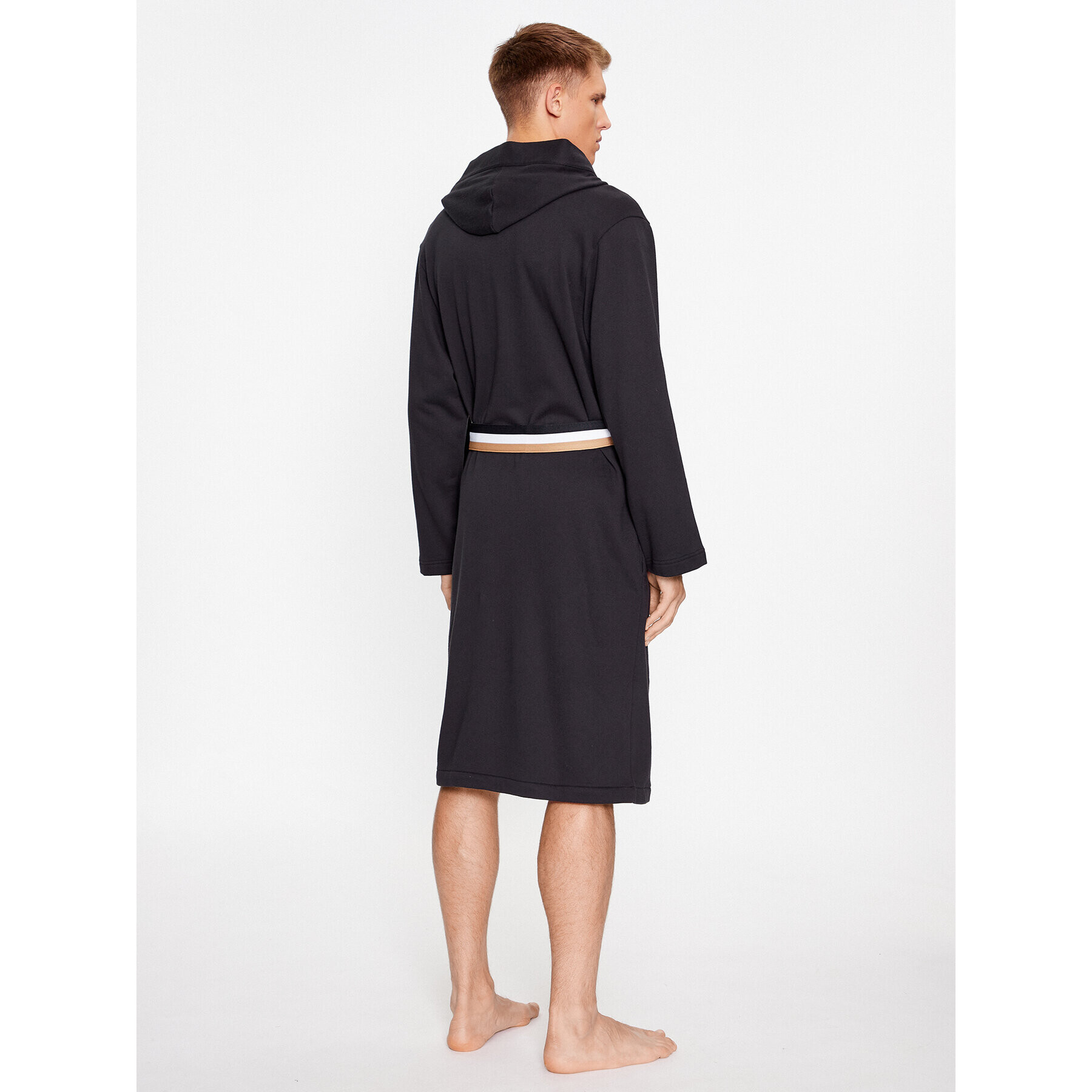 Boss Халат Iconic F. Terry Robe 50503142 Черен - Pepit.bg