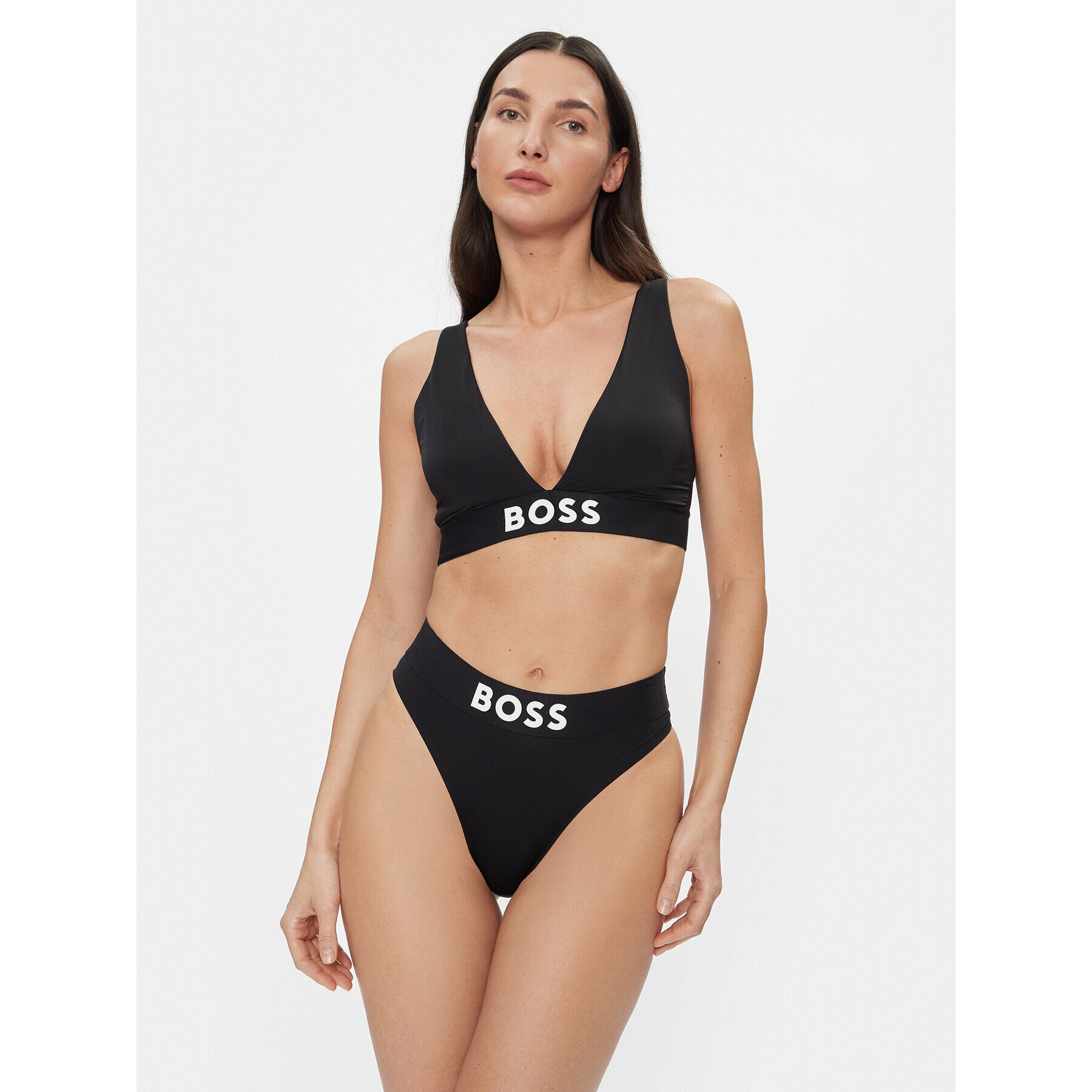 Boss Класически дамски бикини 50497884 Черен - Pepit.bg