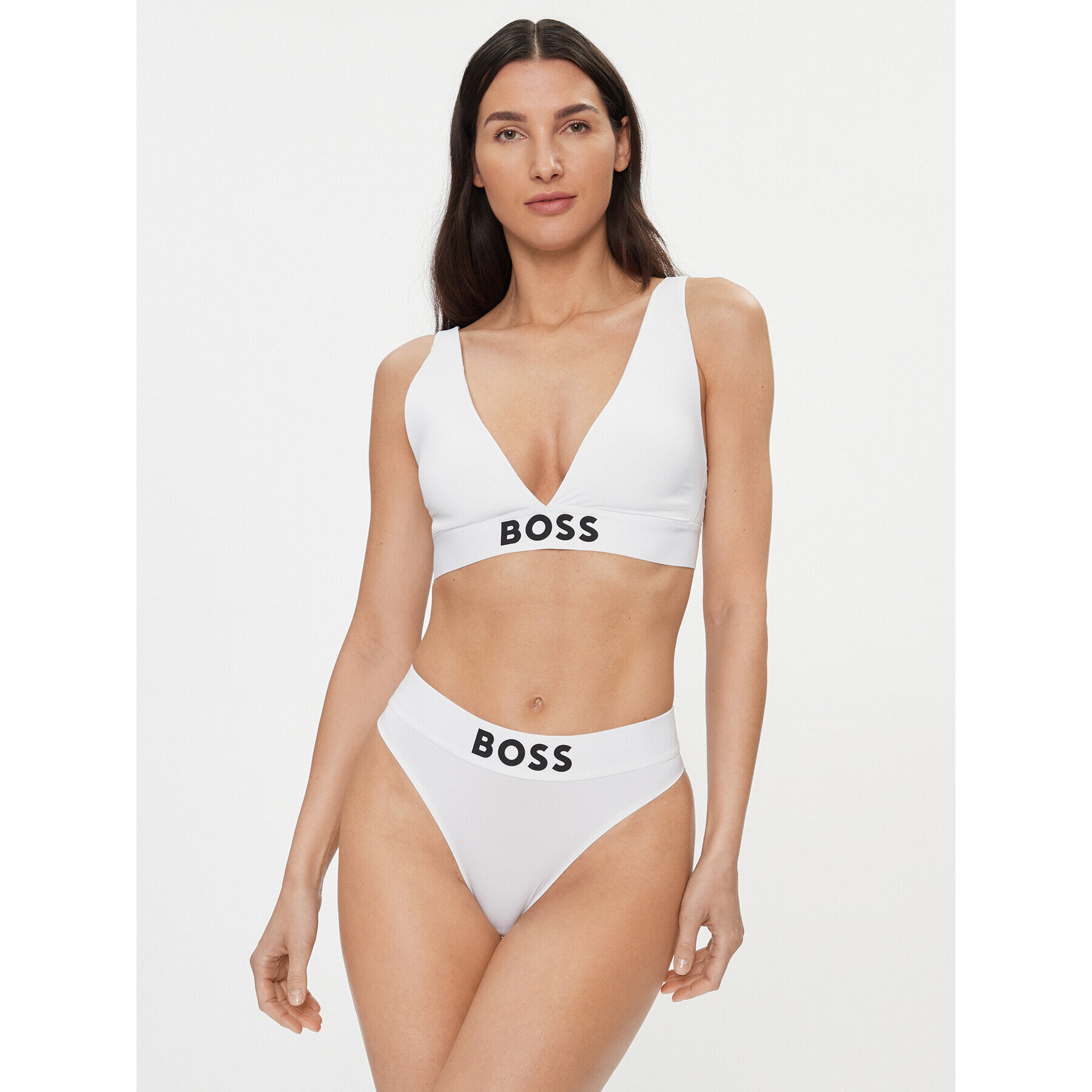 Boss Класически дамски бикини Stmt 50497884 Бял - Pepit.bg