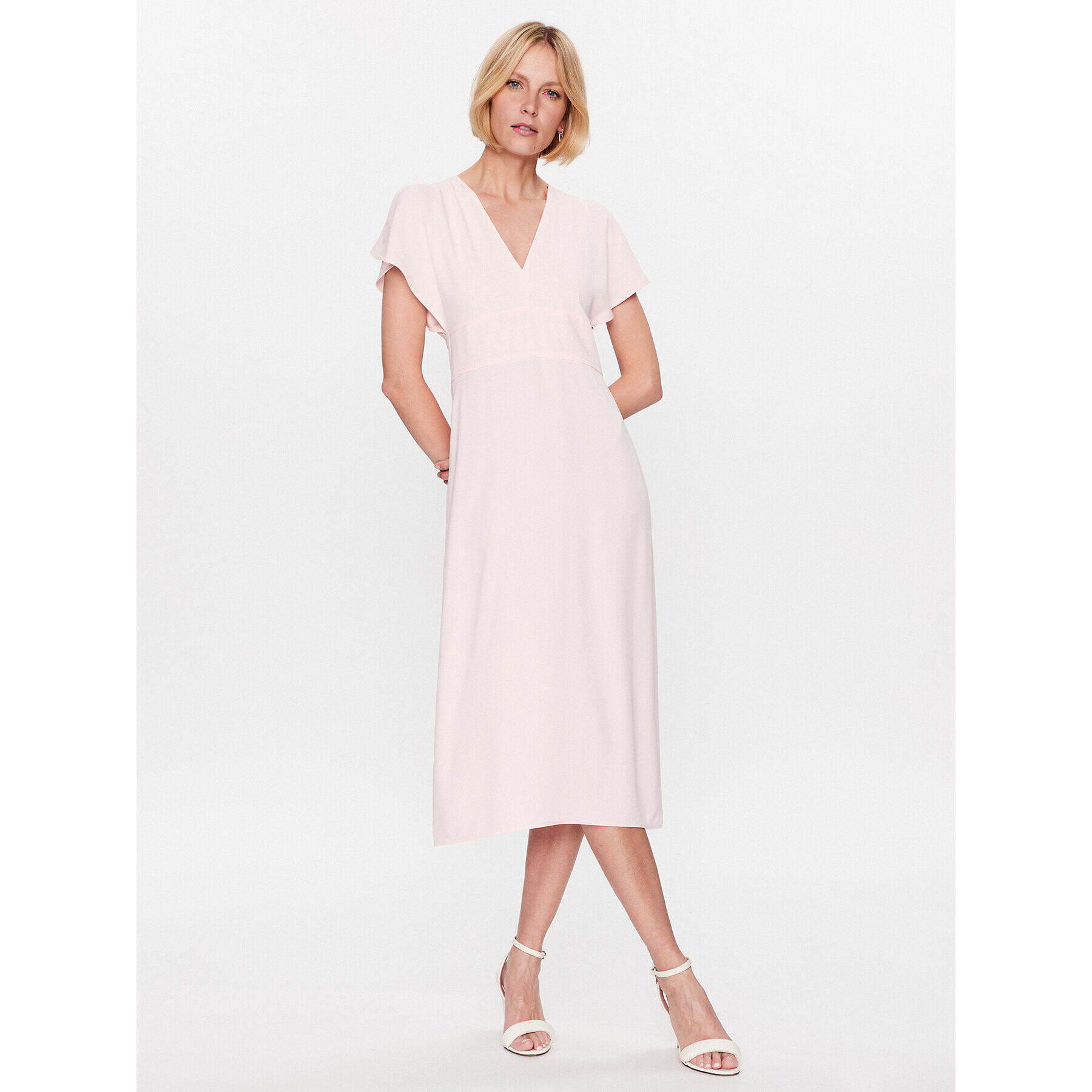 Boss Коктейлна рокля Dawinga 50488660 Розов Regular Fit - Pepit.bg