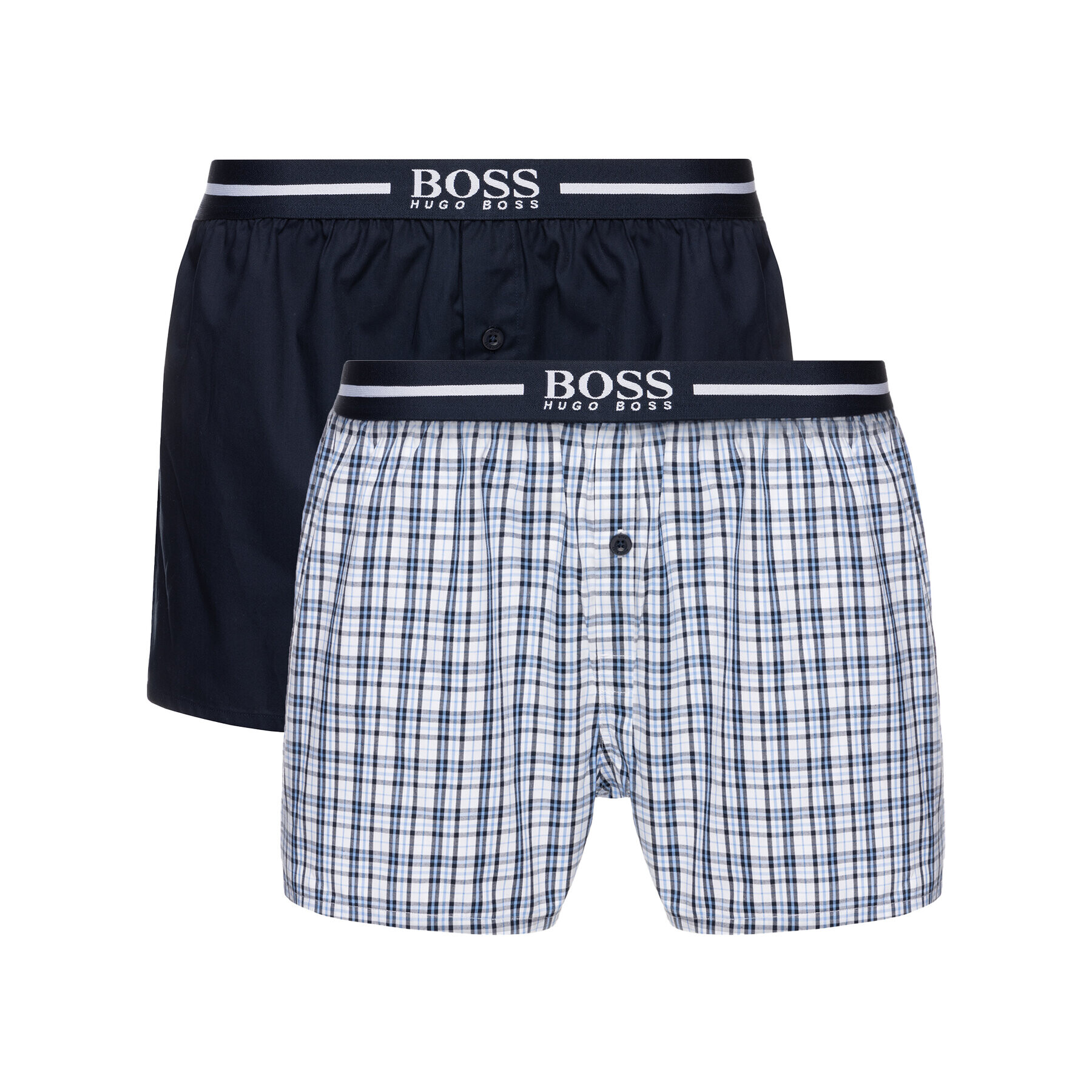 Boss Комплект 2 чифта боксерки 50388953 Цветен - Pepit.bg