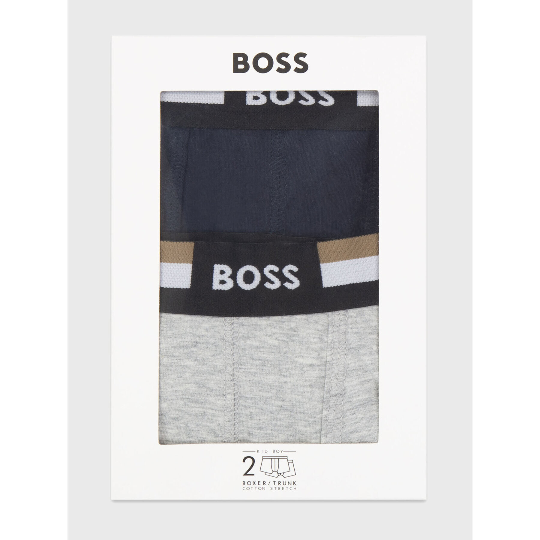 Boss Комплект 2 чифта боксерки J20374 S Цветен - Pepit.bg