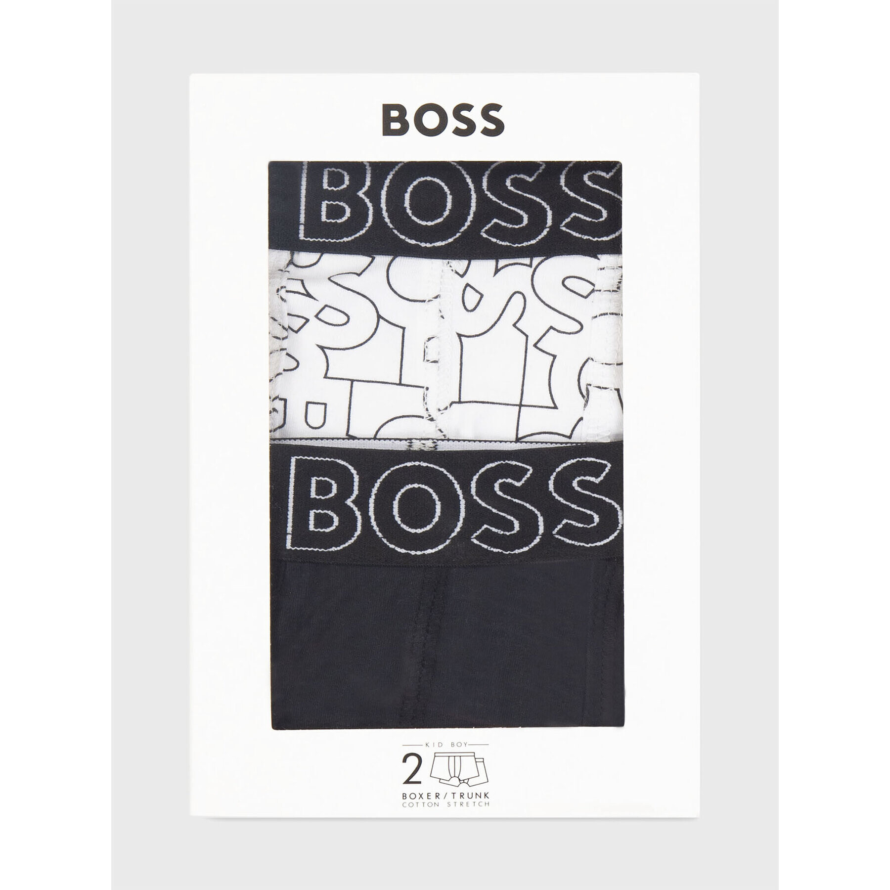 Boss Комплект 2 чифта боксерки J20375 S Цветен - Pepit.bg
