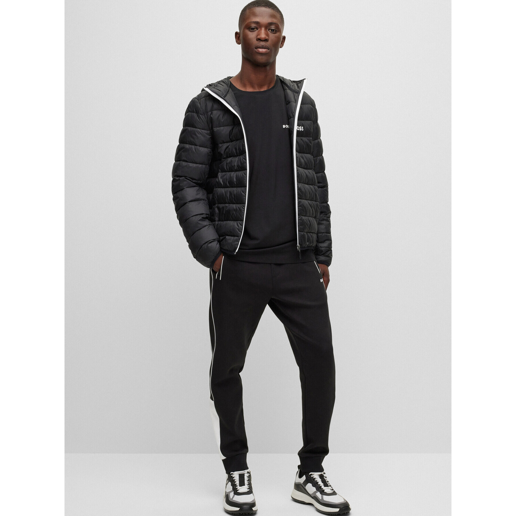 Boss Комплект 2 тишъртки 50478019 Черен Regular Fit - Pepit.bg