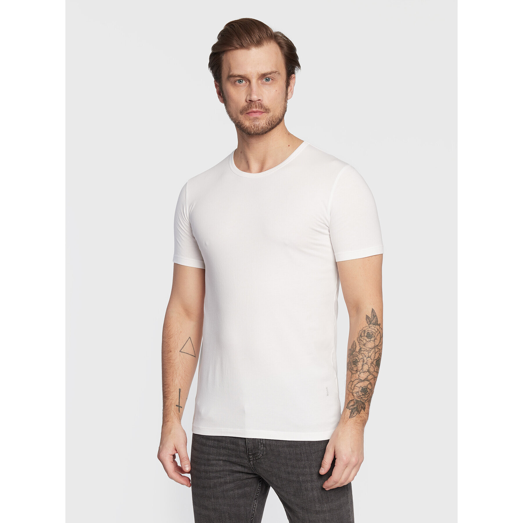 Boss Комплект 2 тишъртки Modern 50475276 Бял Slim Fit - Pepit.bg