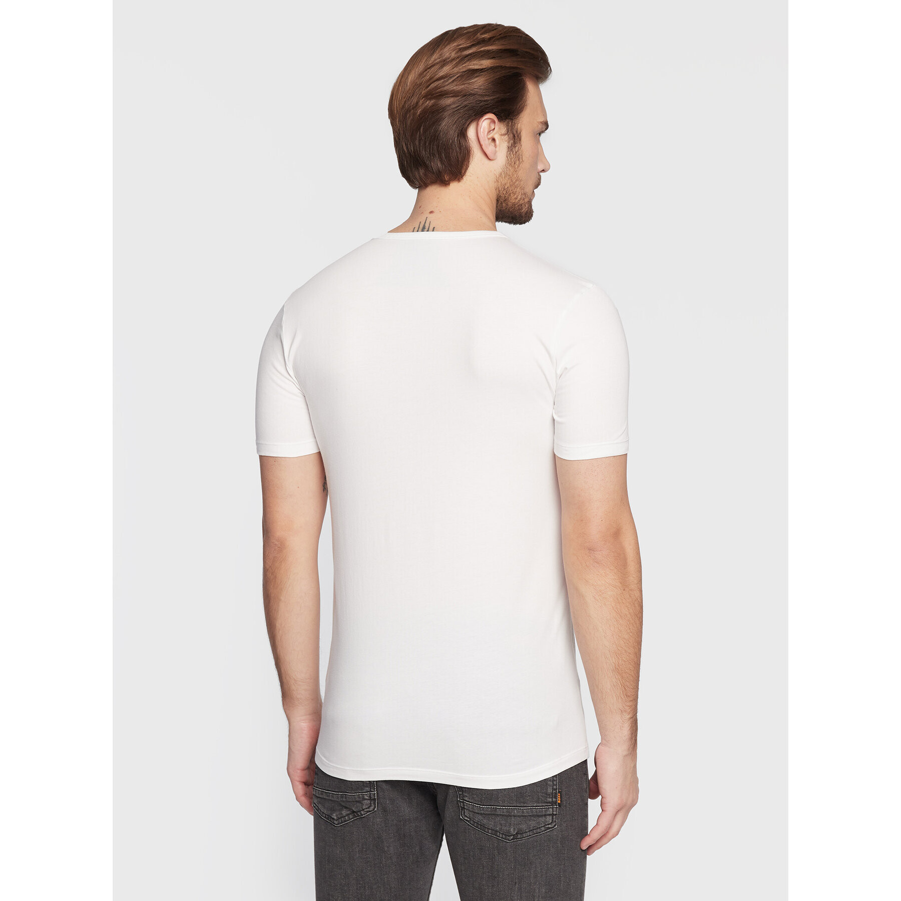 Boss Комплект 2 тишъртки Modern 50475276 Бял Slim Fit - Pepit.bg