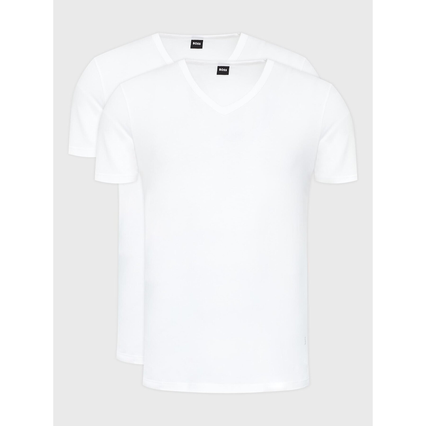 Boss Комплект 2 тишъртки Modern 50475292 Бял Slim Fit - Pepit.bg