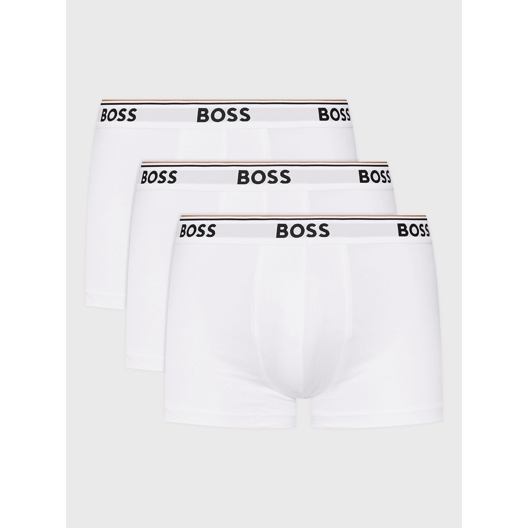Boss Комплект 3 чифта боксерки Power 50475274 Бял - Pepit.bg