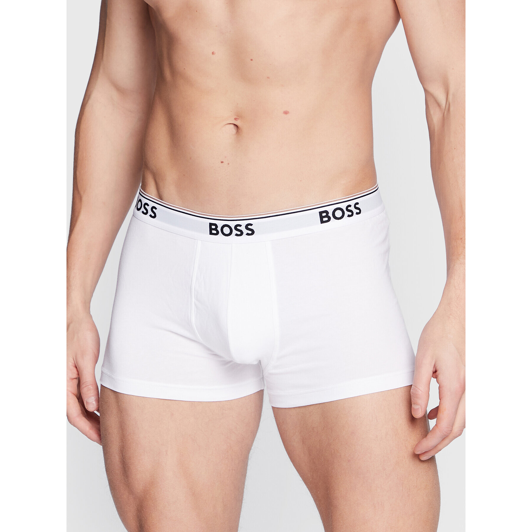 Boss Комплект 3 чифта боксерки Power 50475274 Бял - Pepit.bg