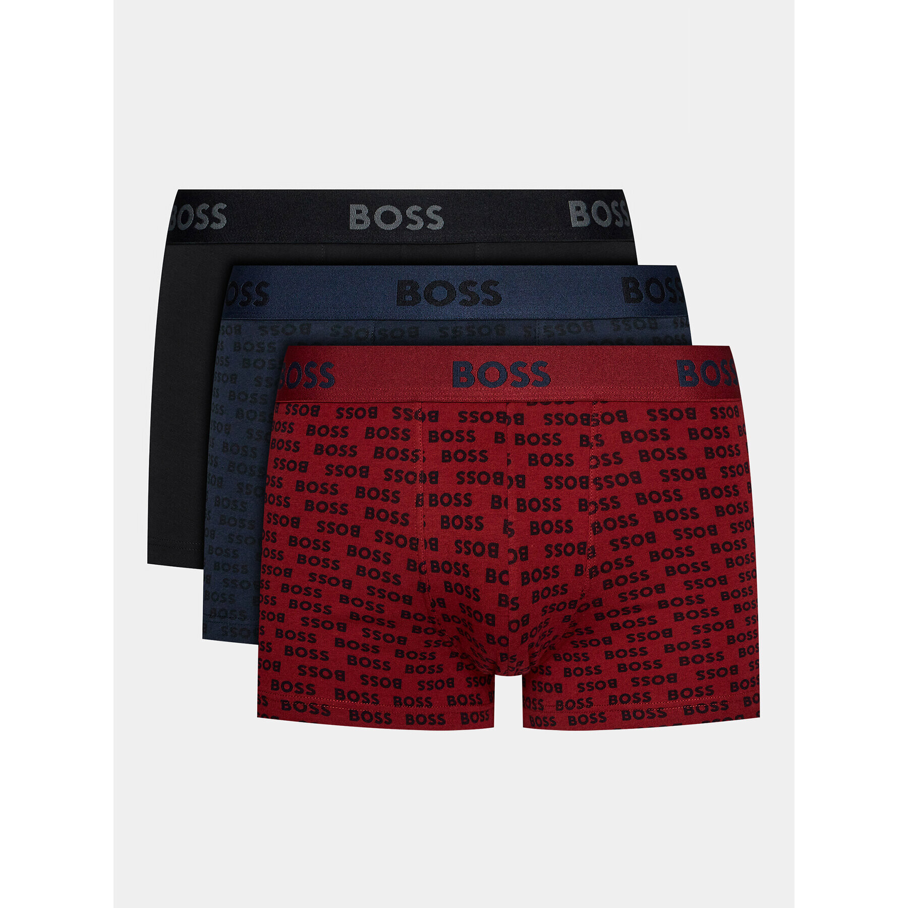 Boss Комплект 3 чифта боксерки Trunk 3P 2Design G 50499778 Черен - Pepit.bg