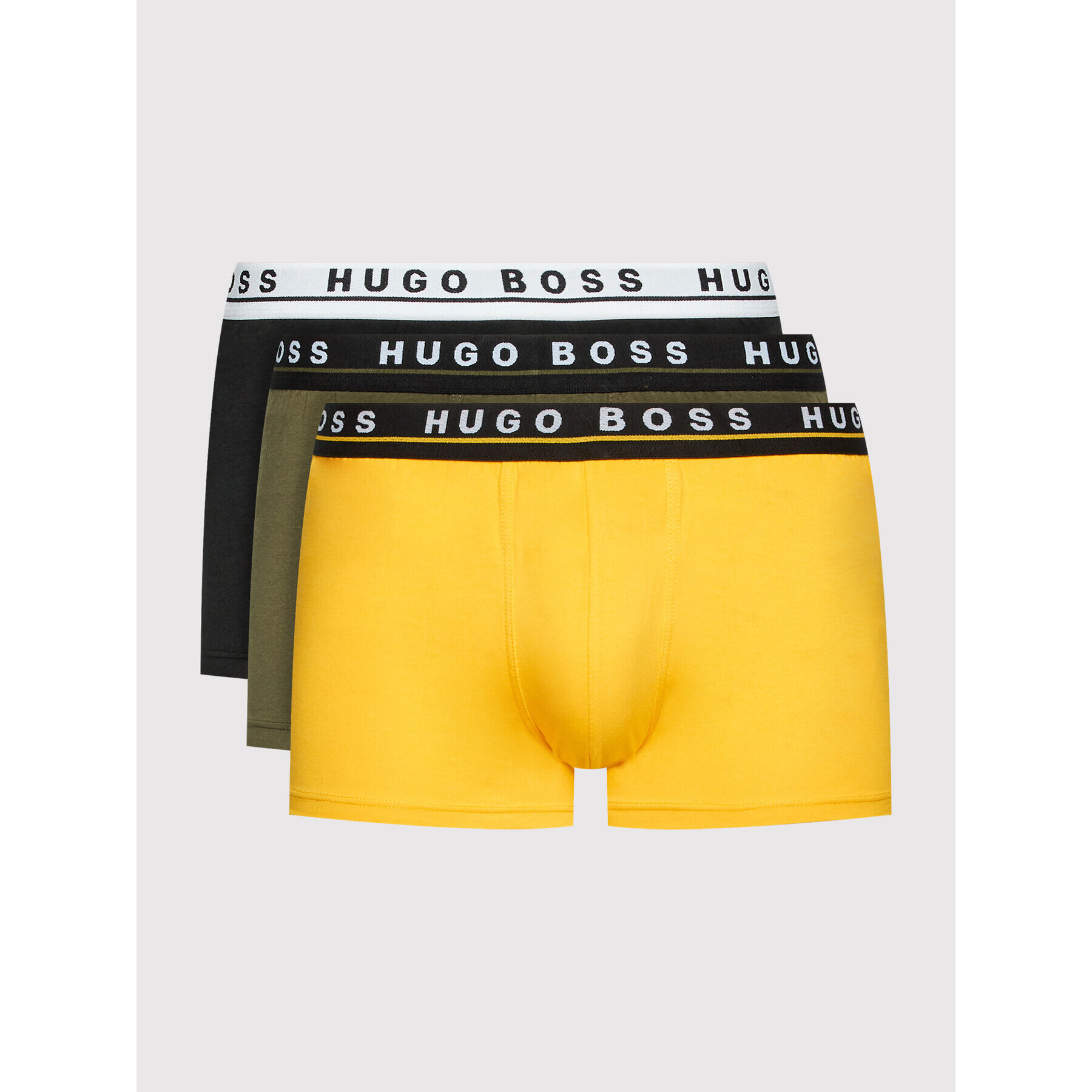 Boss Комплект 3 чифта боксерки Trunk 50458488 Зелен - Pepit.bg