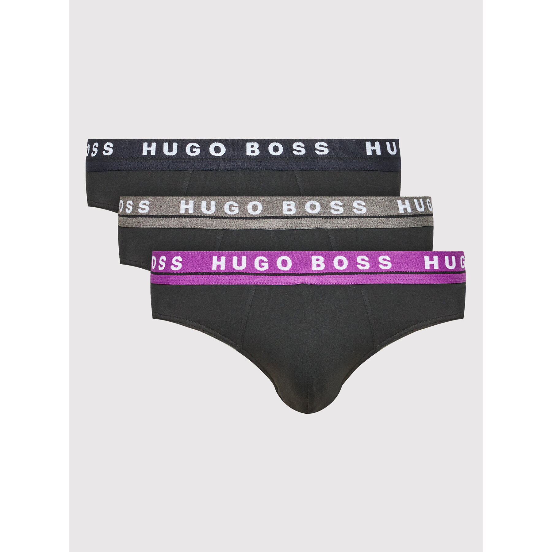 Boss Комплект 3 чифта слипове 50458559 Черен - Pepit.bg