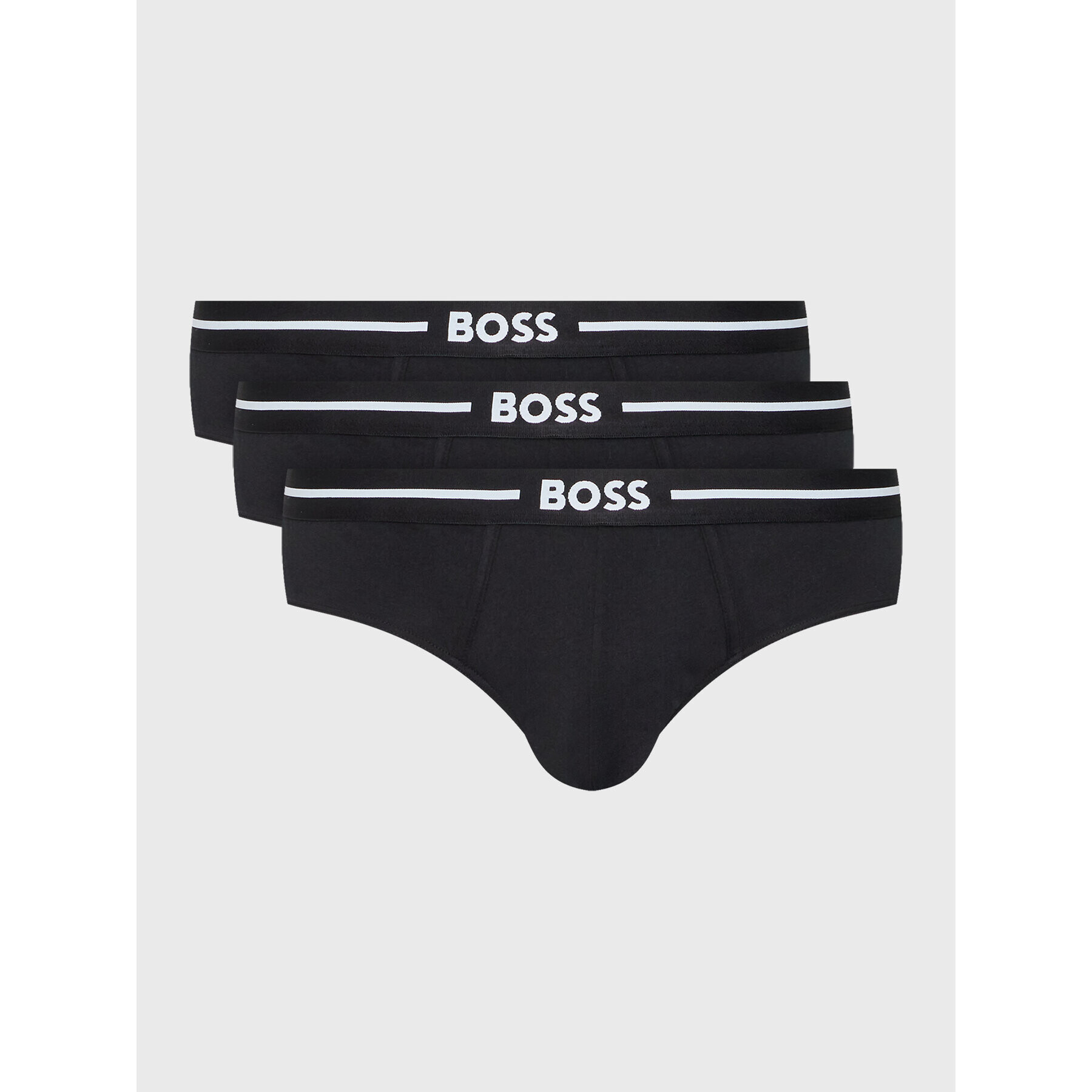 Boss Комплект 3 чифта слипове Bold 50473915 Черен - Pepit.bg