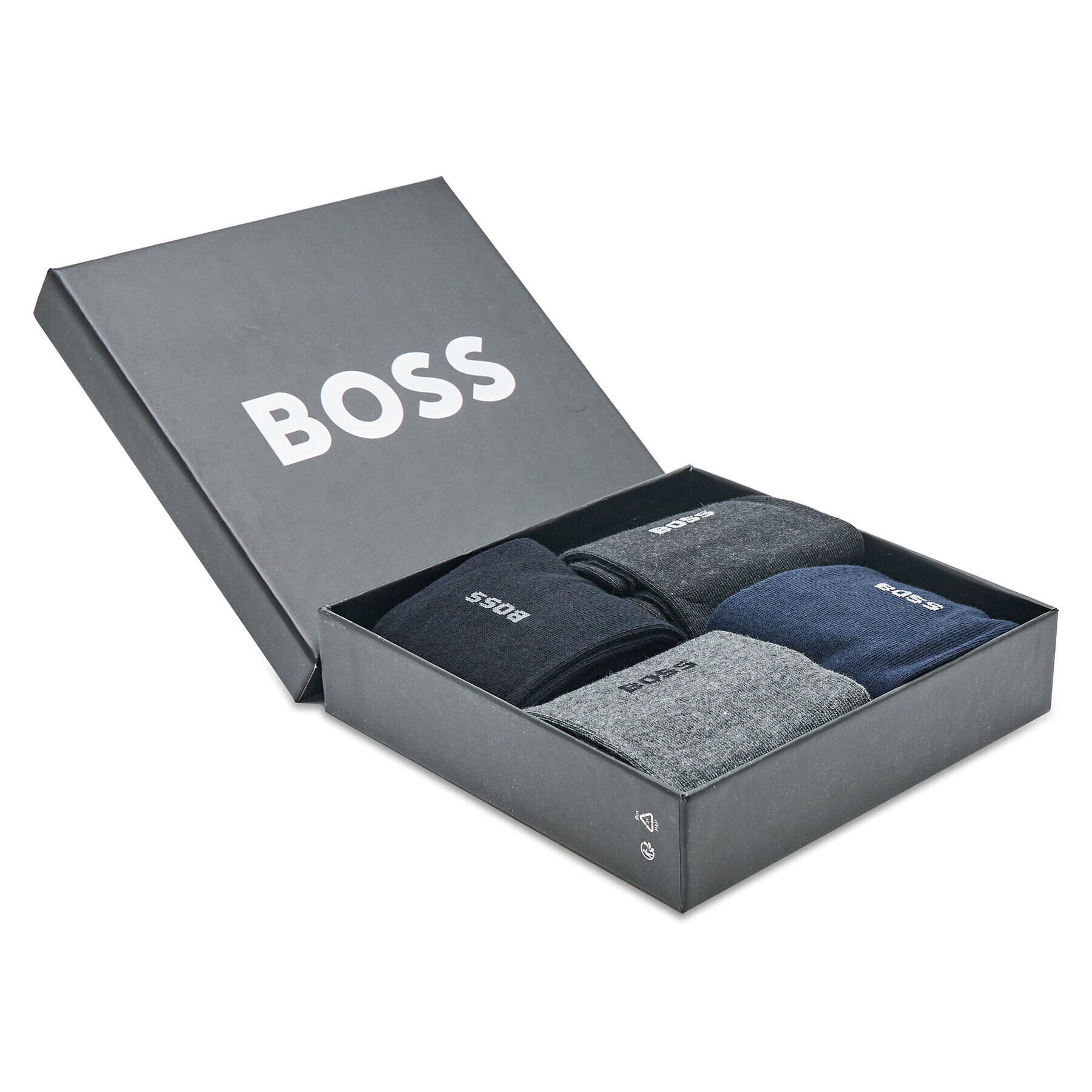 Boss Комплект 4 чифта дълги чорапи мъжки 50484012 Цветен - Pepit.bg