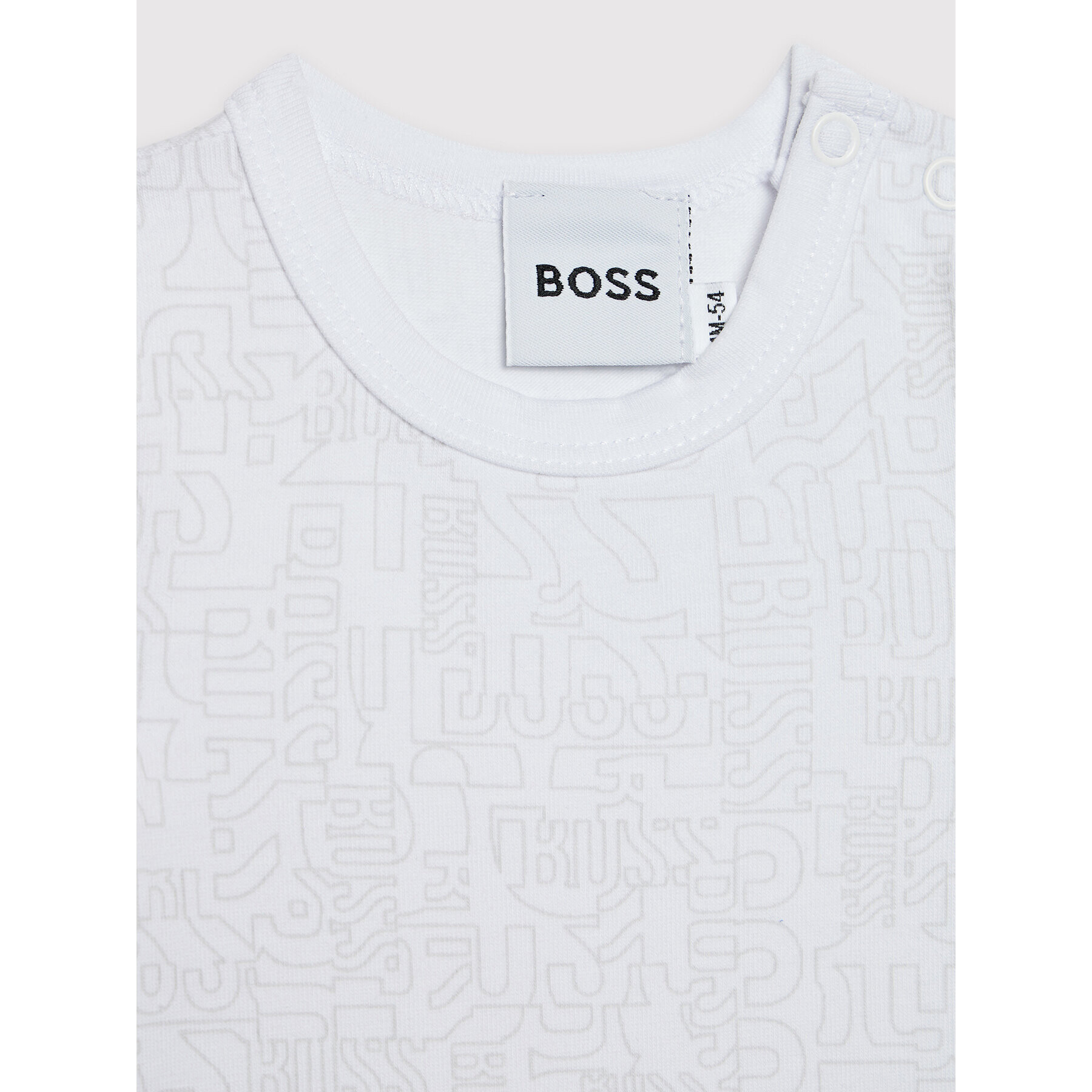 Boss Комплект от 2 броя детски бодита J98363 Бял Regular Fit - Pepit.bg