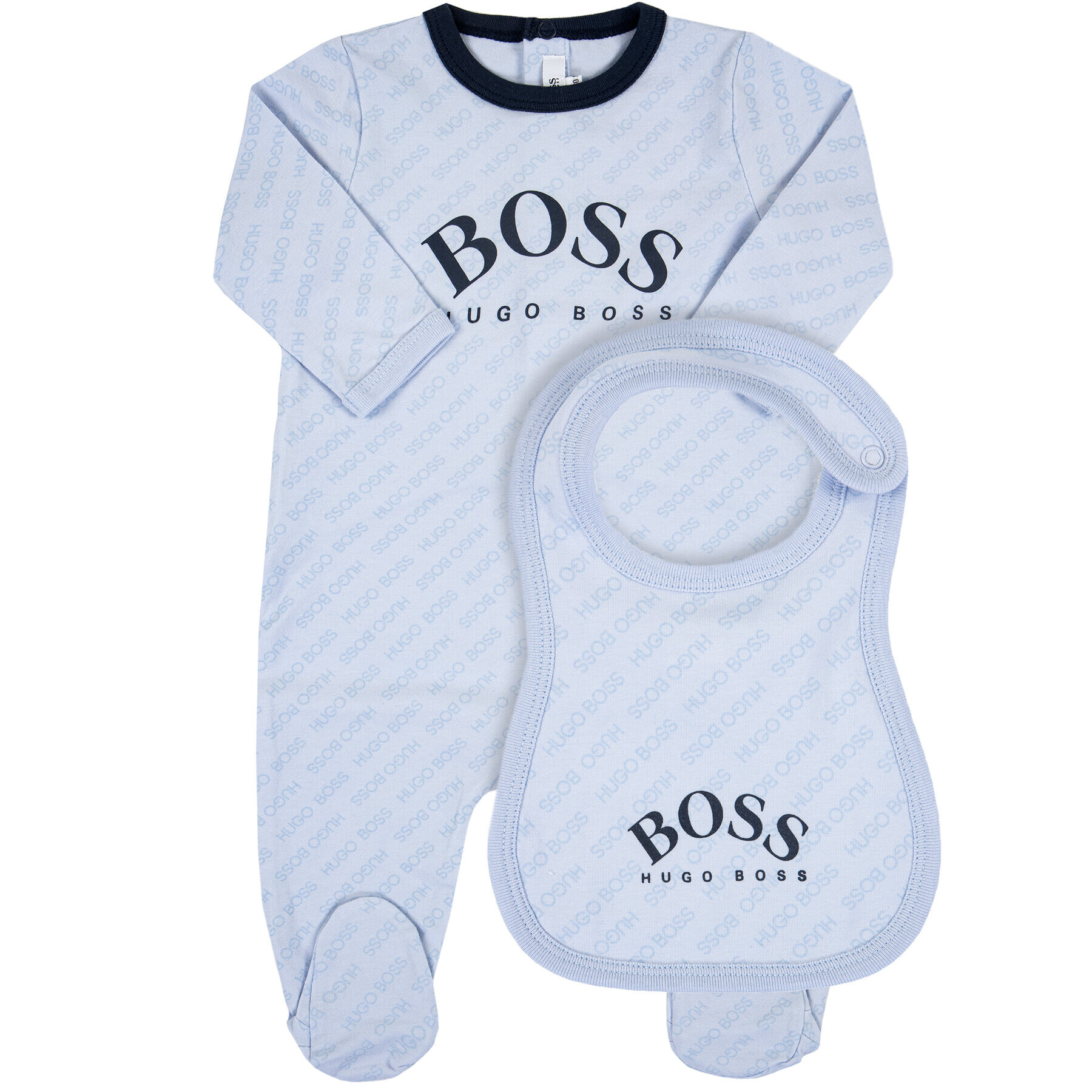 Boss Комплект ританки и лигавник J98280 Син Regular Fit - Pepit.bg