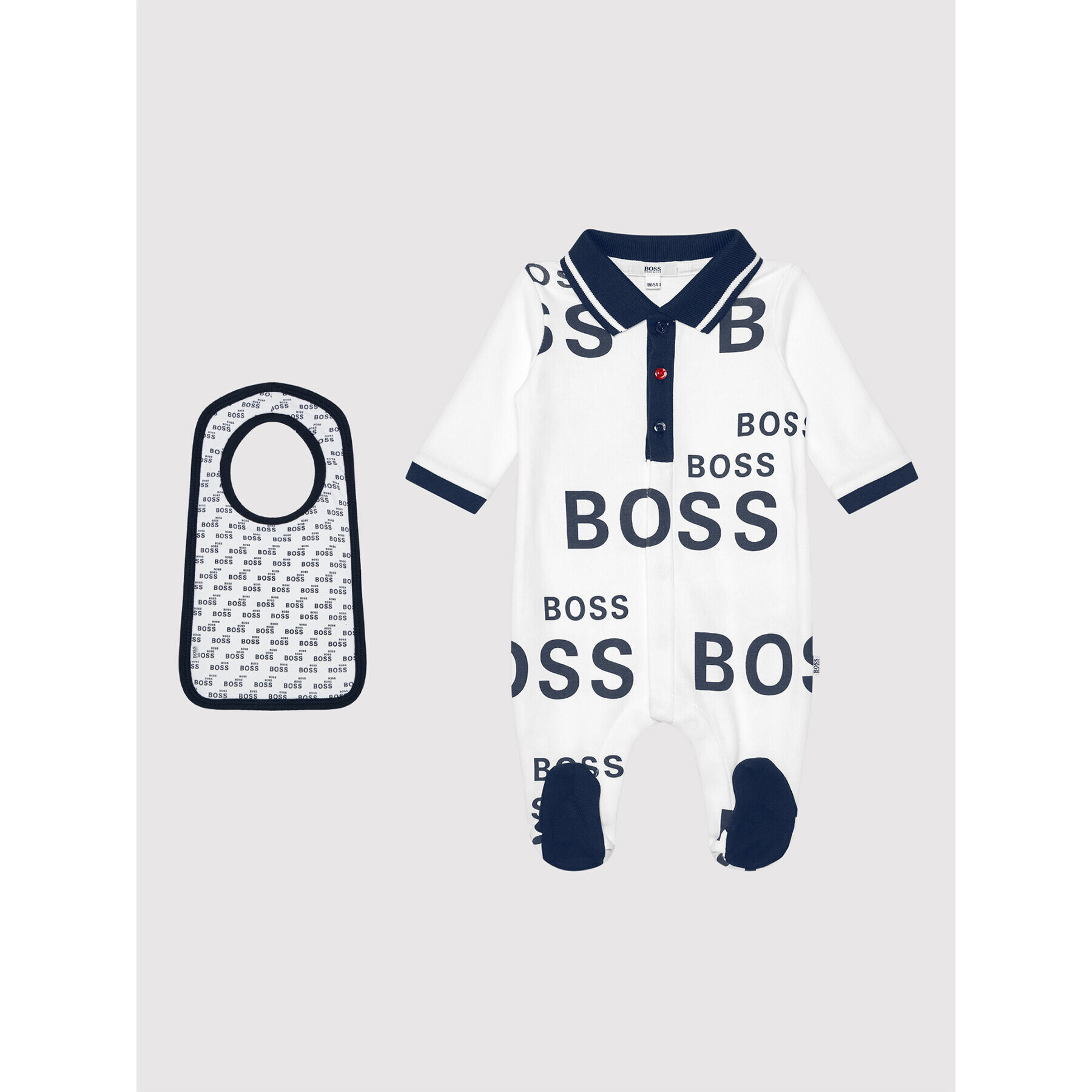 Boss Комплект ританки и лигавник J98335 Бял Regular Fit - Pepit.bg