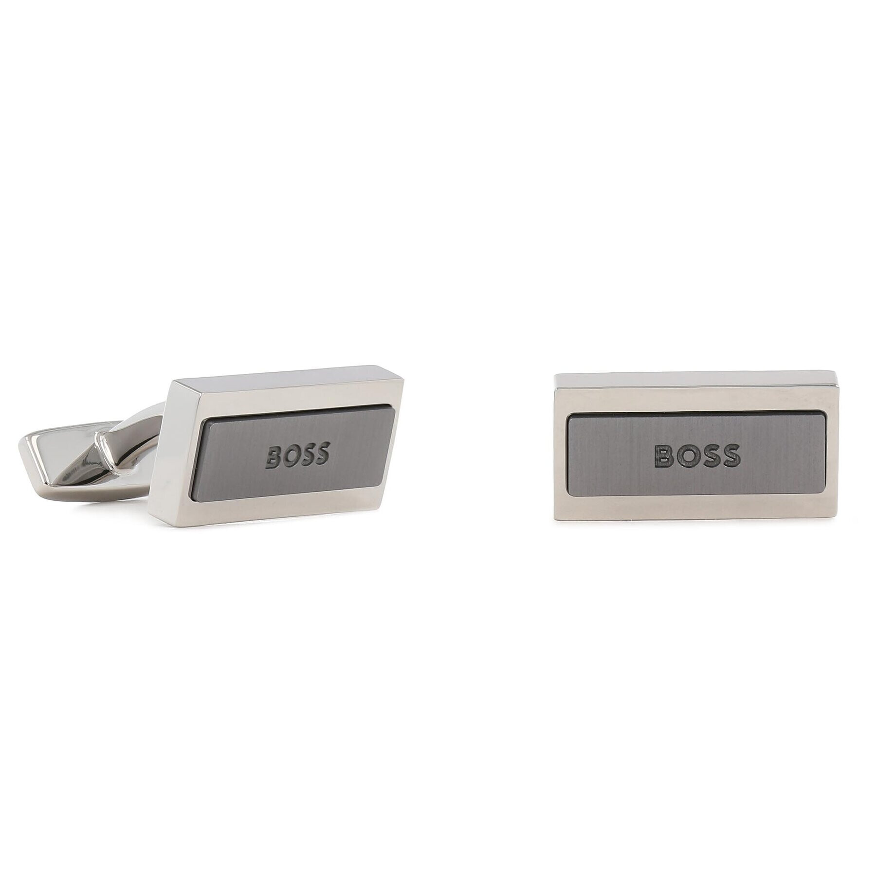 Boss Копчета за ръкавели 50491910 Сив - Pepit.bg