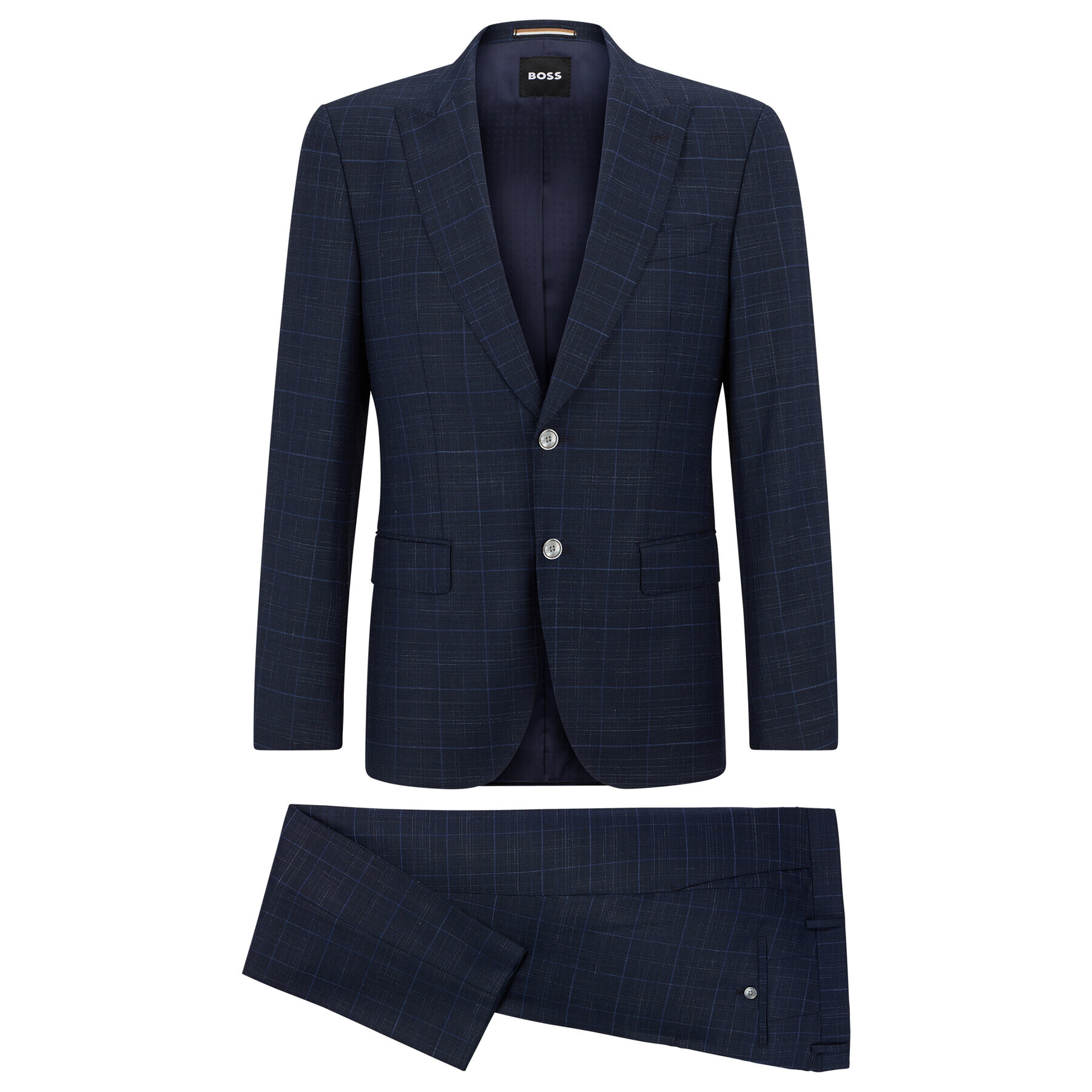 Boss Костюм 50489372 Тъмносин Slim Fit - Pepit.bg