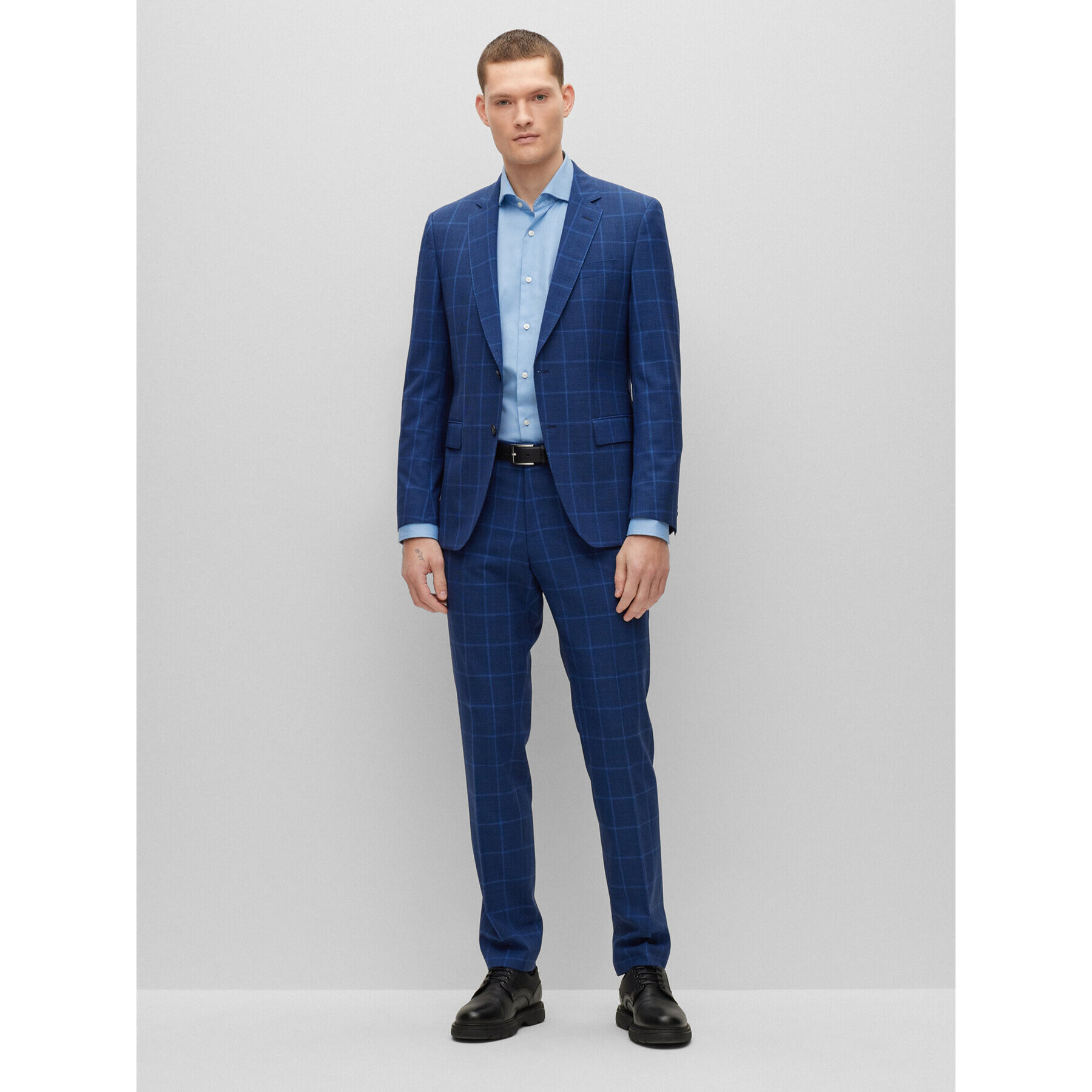 Boss Костюм 50491007 Тъмносин Slim Fit - Pepit.bg