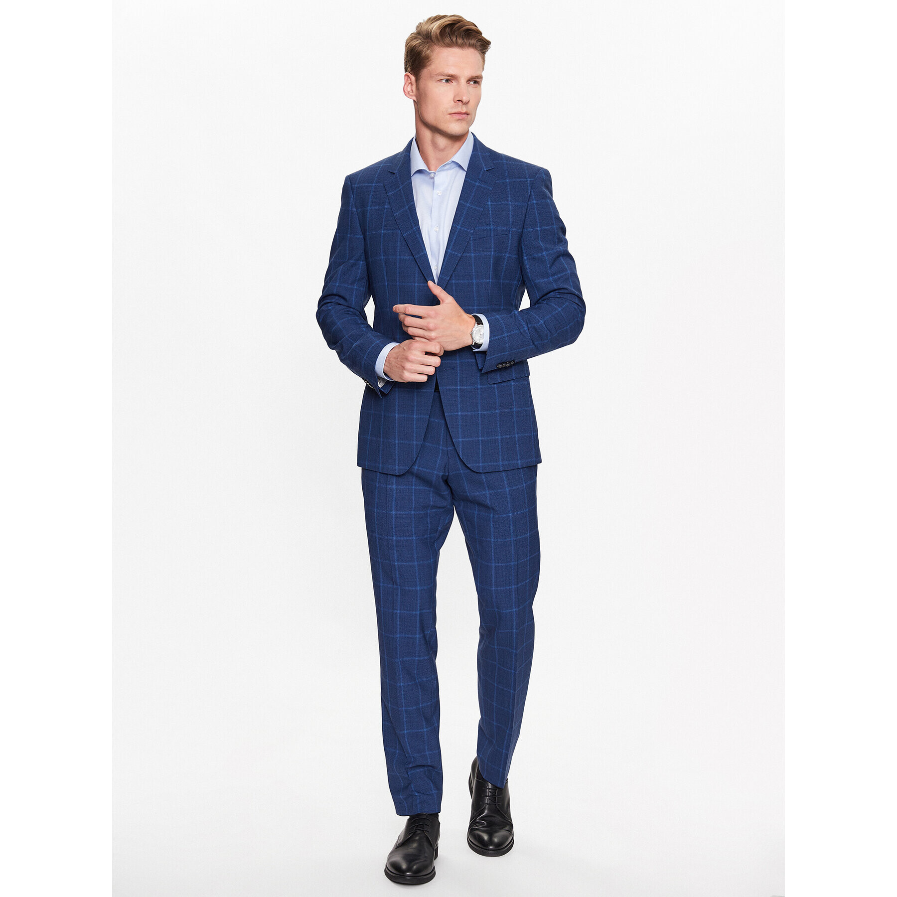 Boss Костюм 50491007 Тъмносин Slim Fit - Pepit.bg