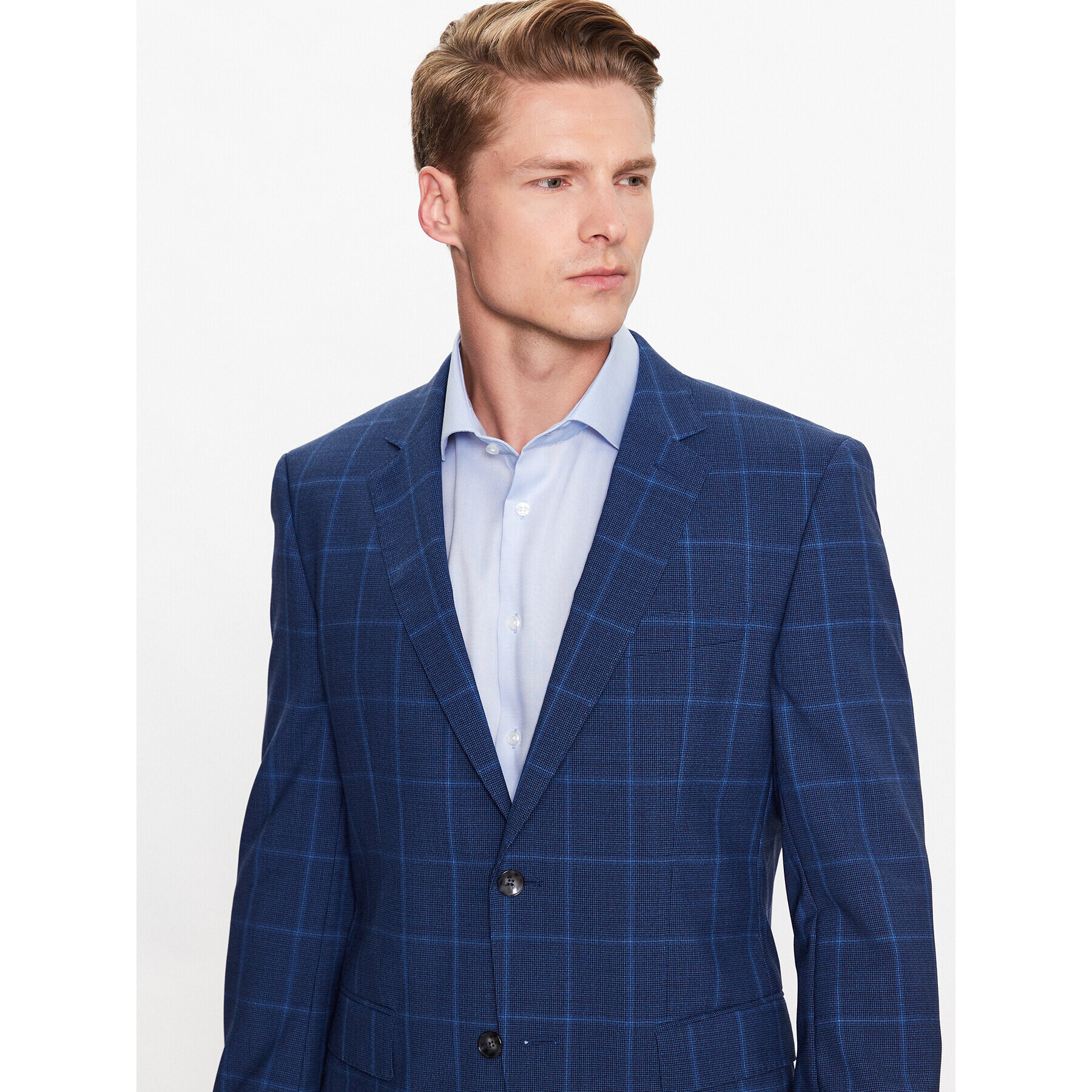 Boss Костюм 50491007 Тъмносин Slim Fit - Pepit.bg